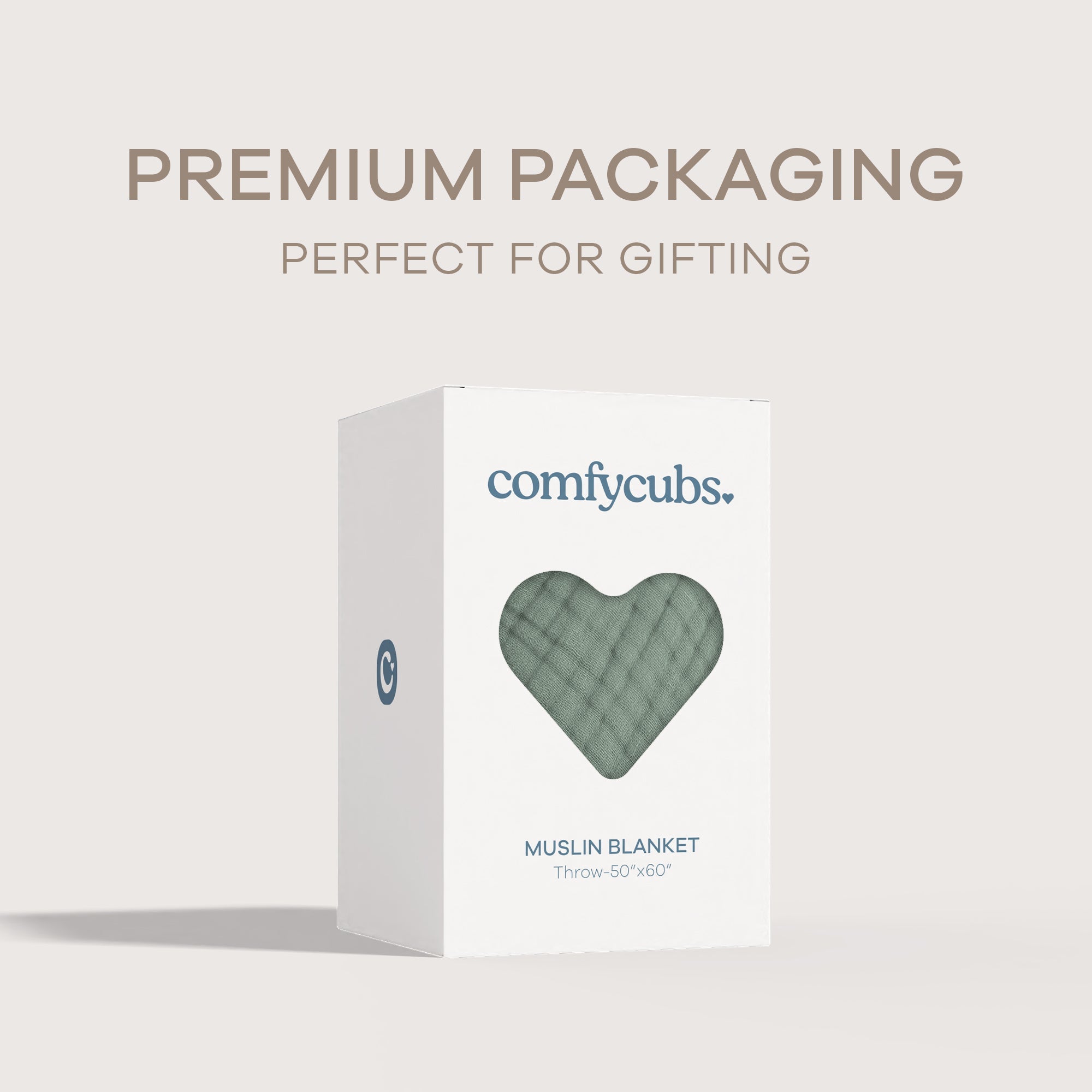 Adult Muslin Blanket in Fern