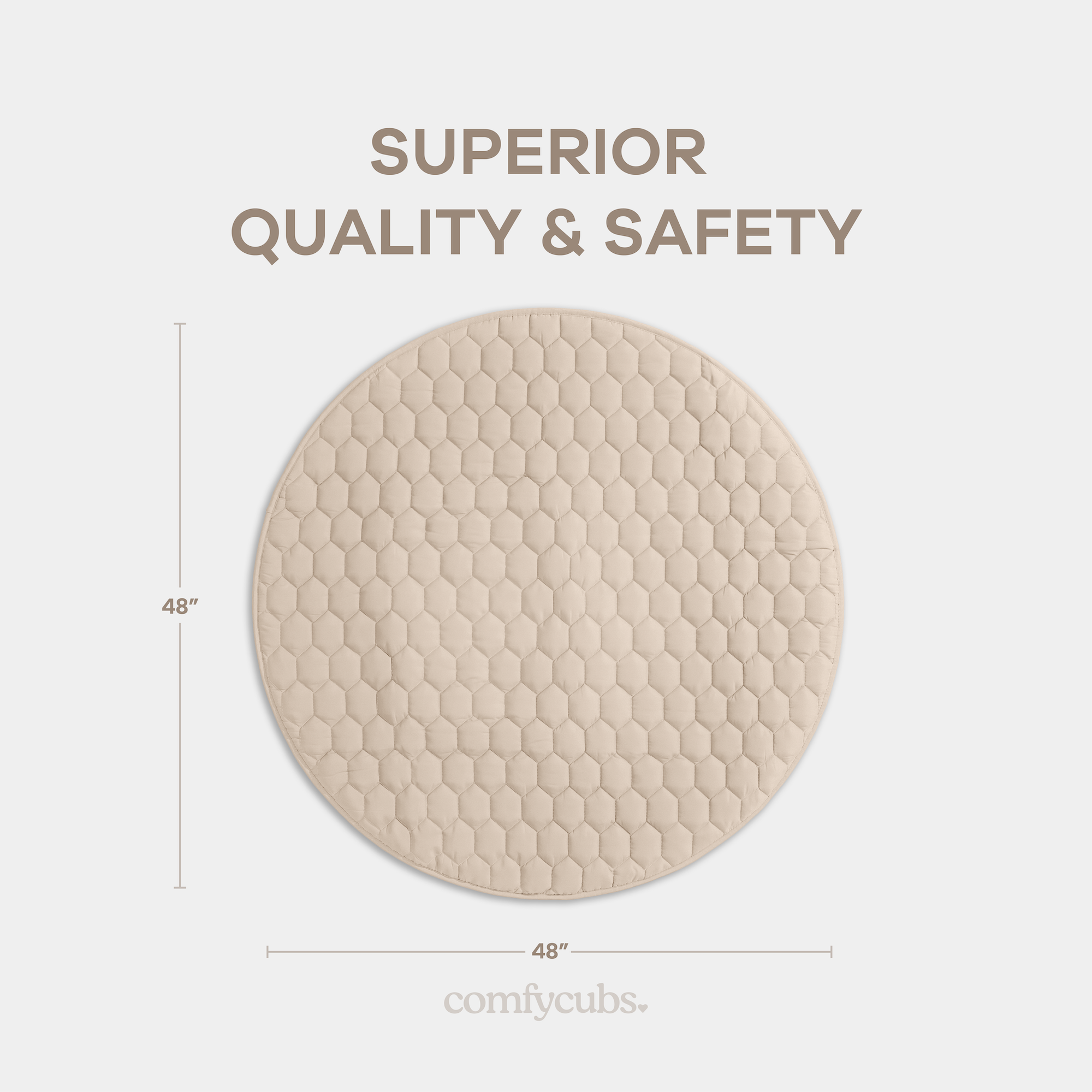 Play Mat with Non-Slip Bottom in Sand