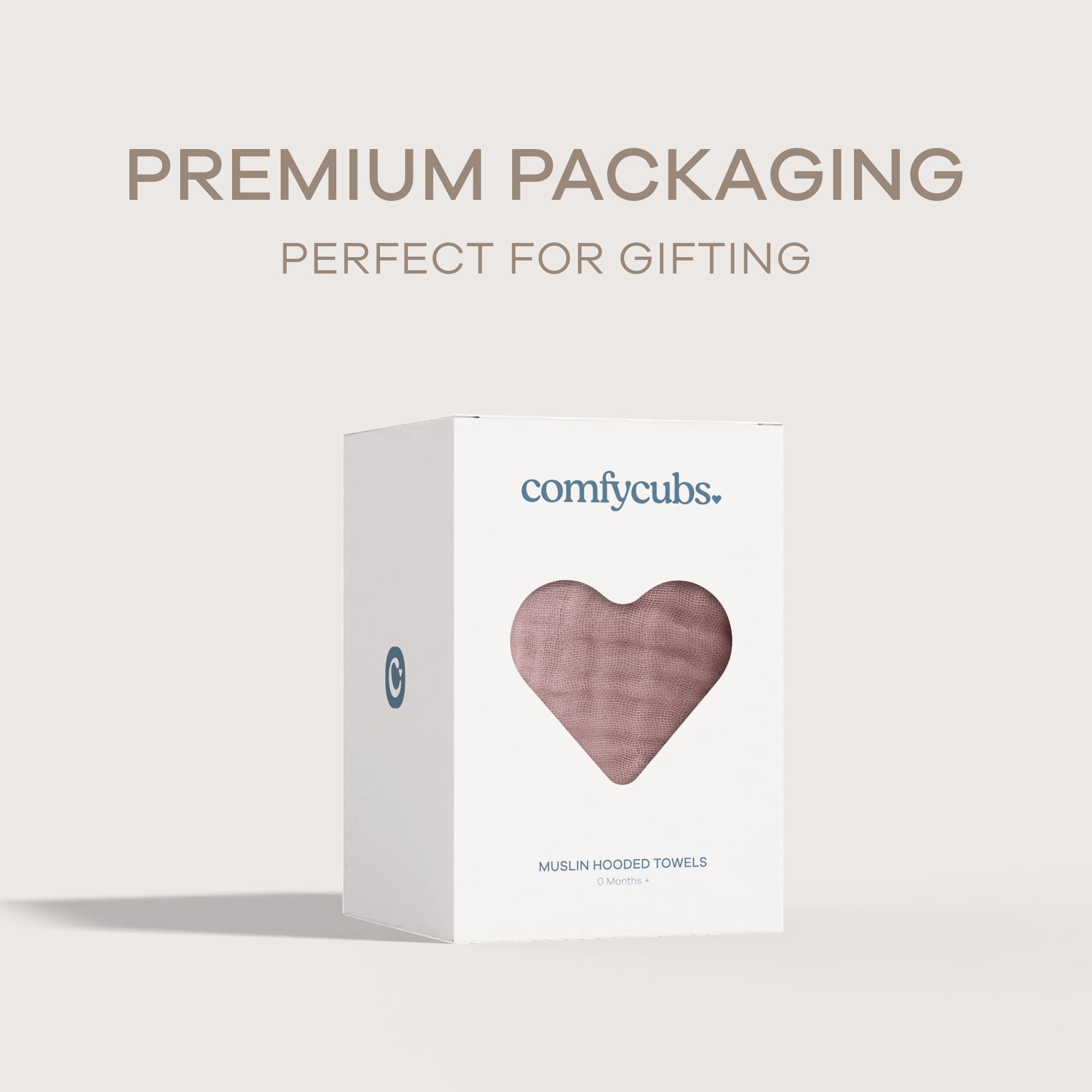 Baby Hooded Towels in Mauve