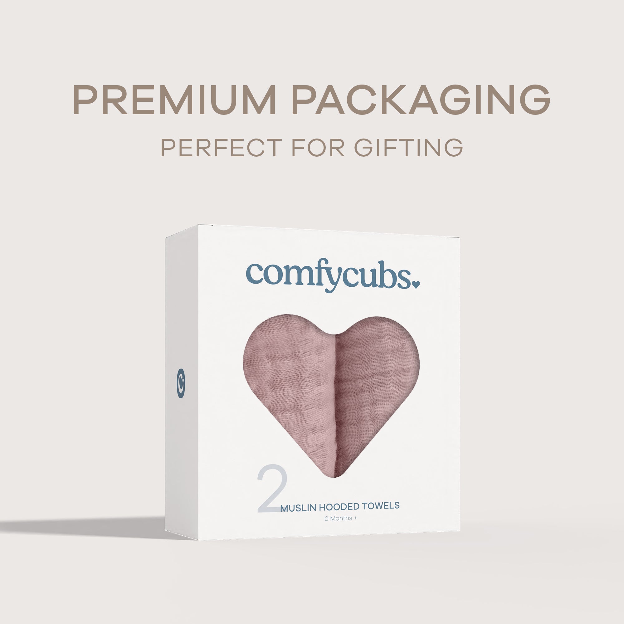 Baby Hooded Towels in Mauve