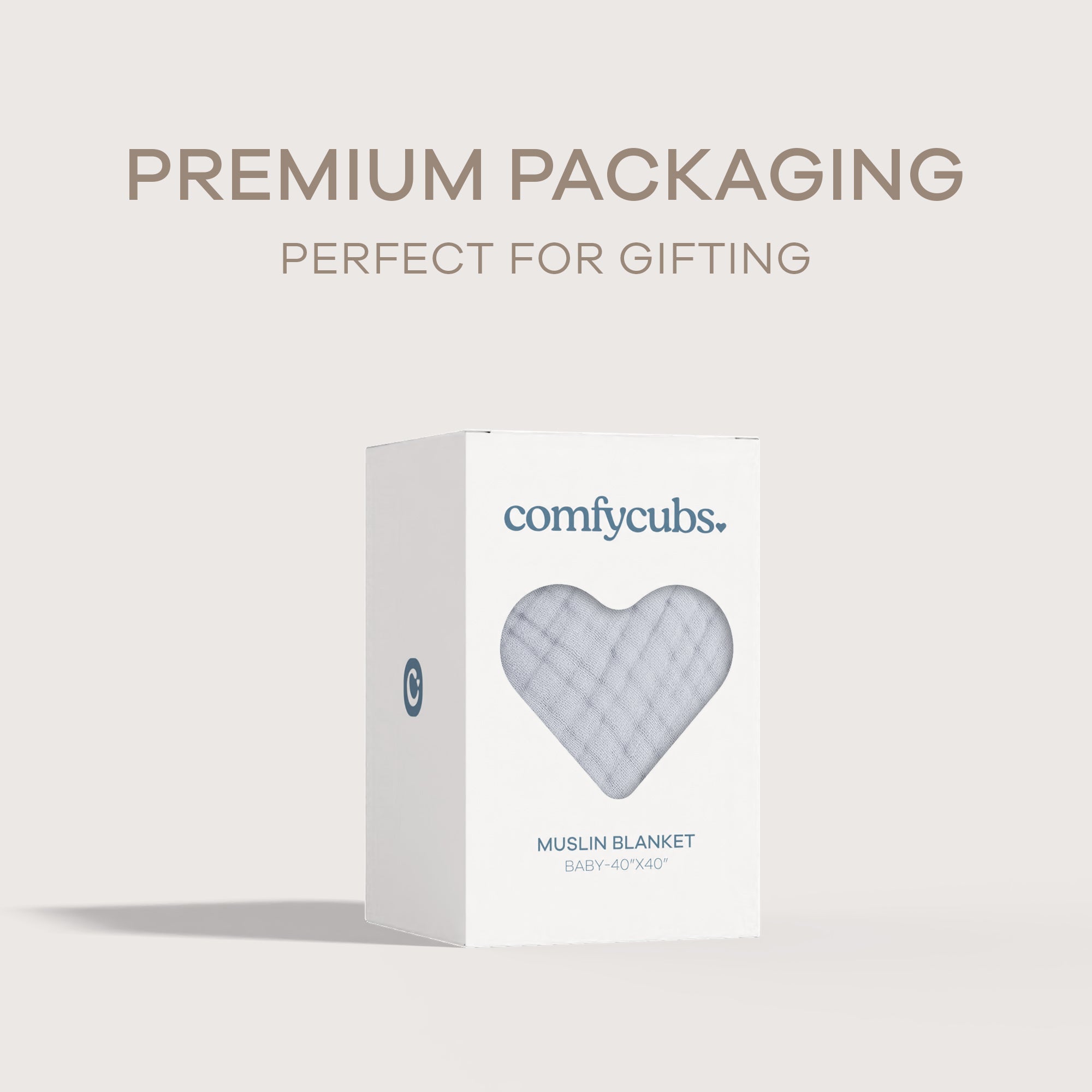 Baby Muslin Blanket in Heather