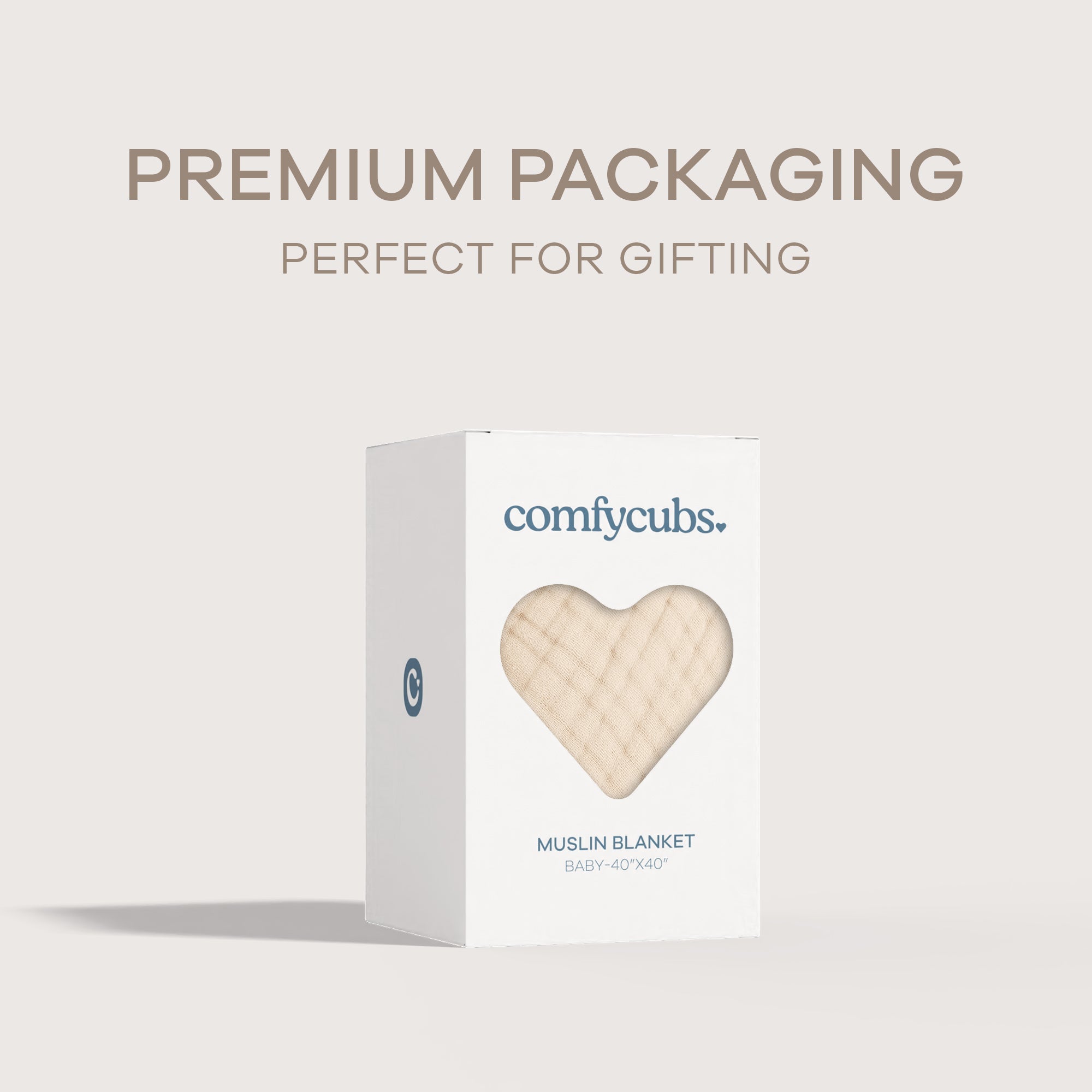 Baby Muslin Blanket in Sand