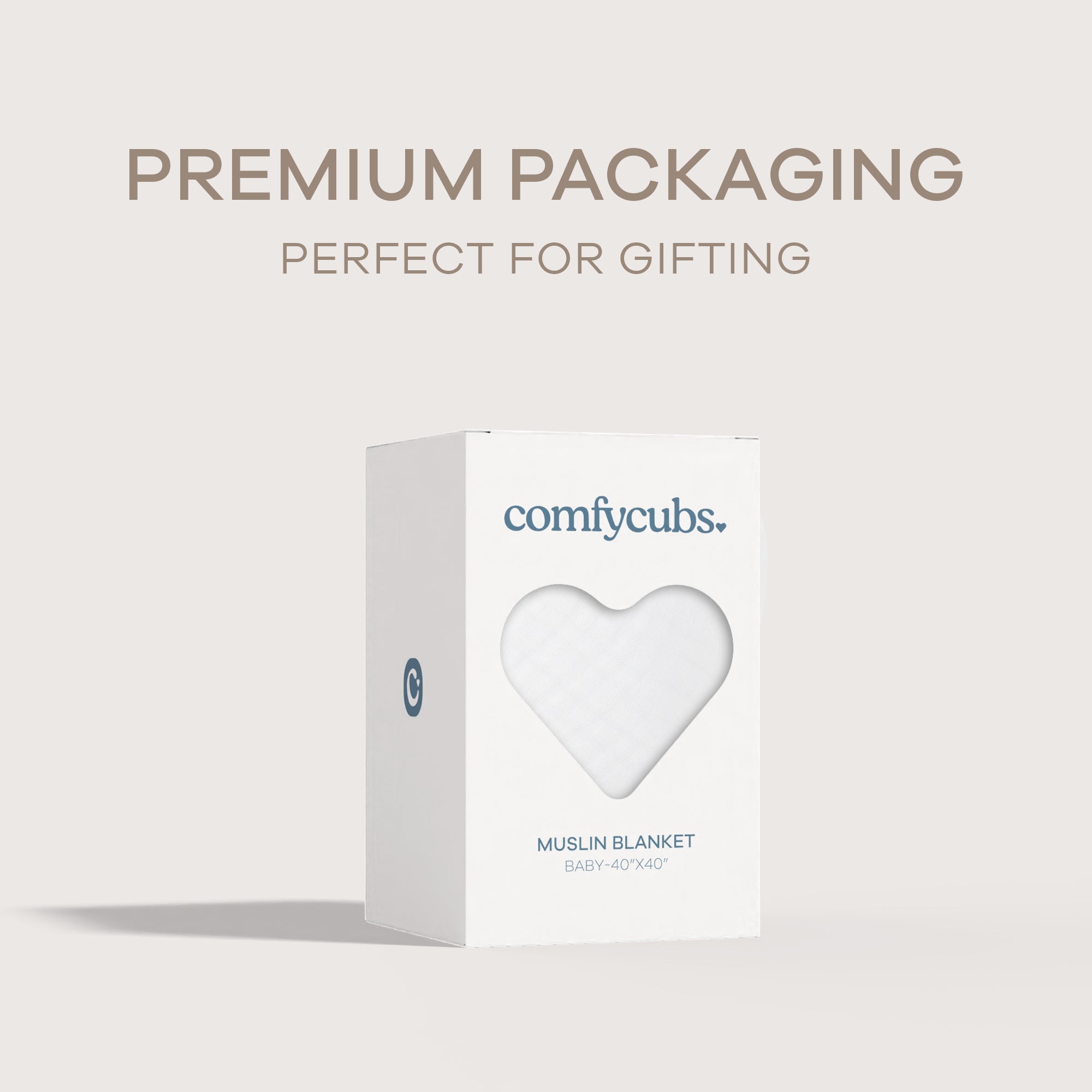 Baby Muslin Blanket in White