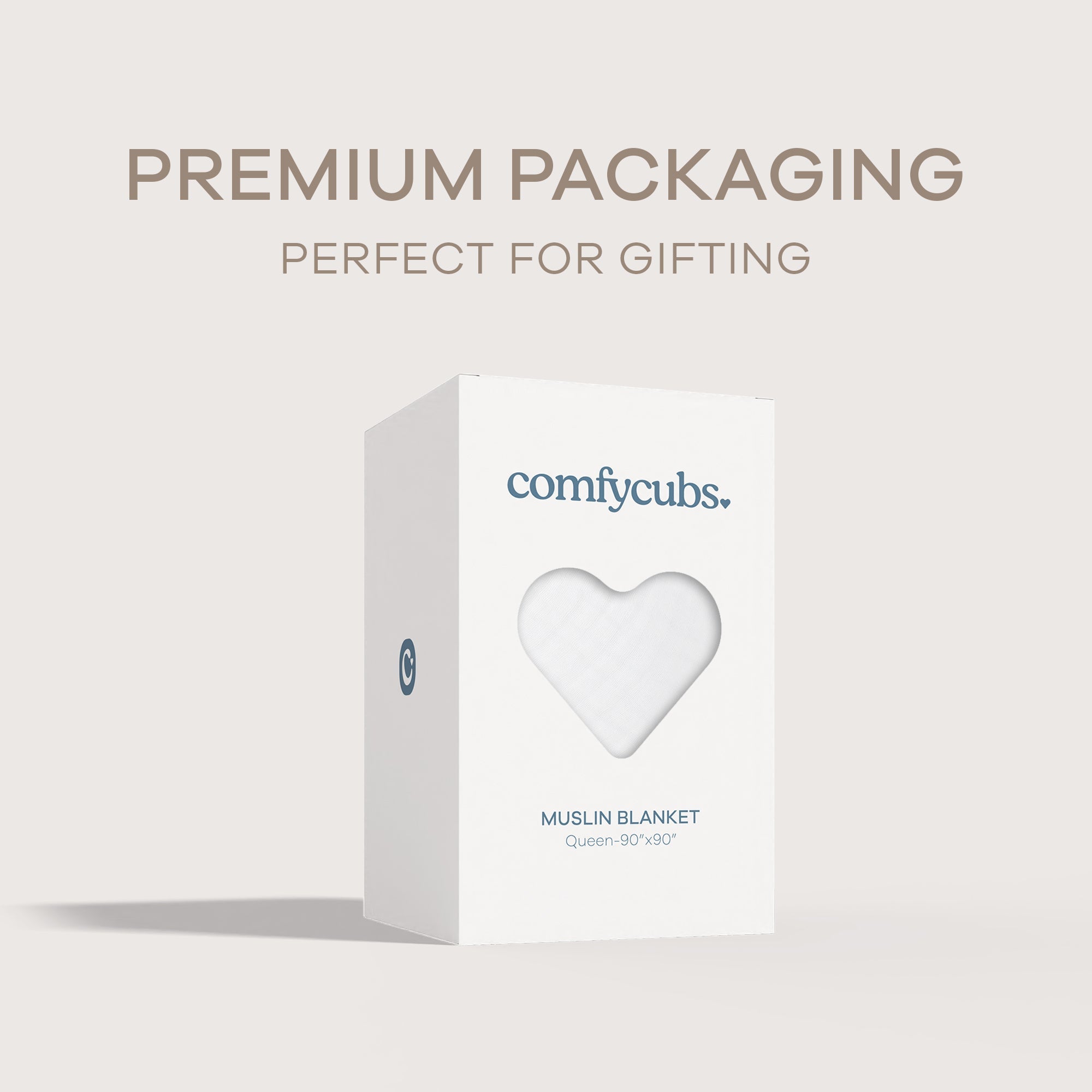 Adult Muslin Blanket in White