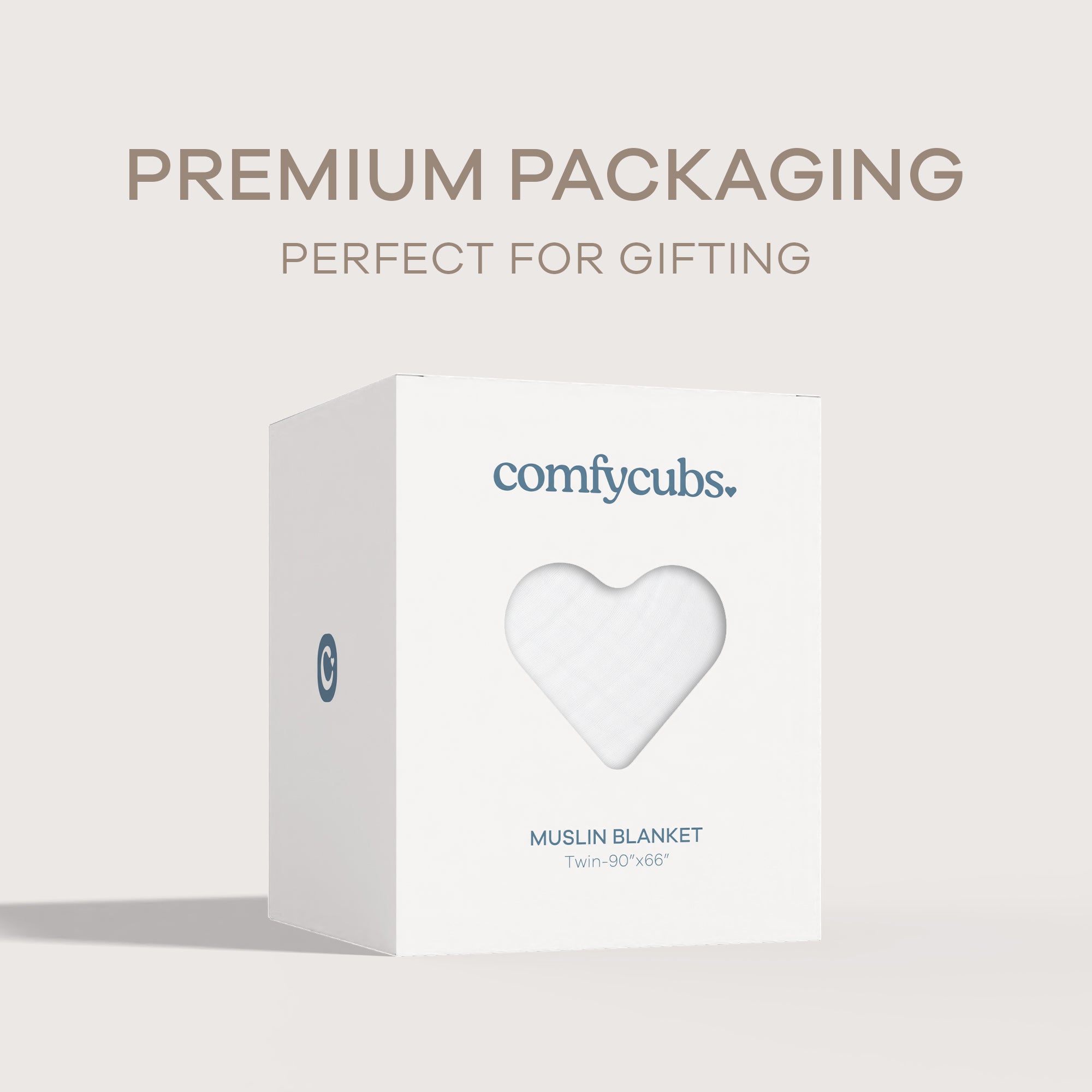 Adult Muslin Blanket in White