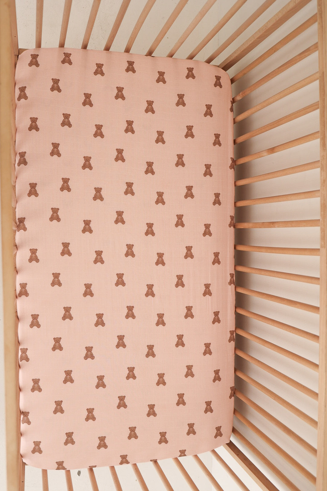 Muslin Crib Sheet | Pink Lottie