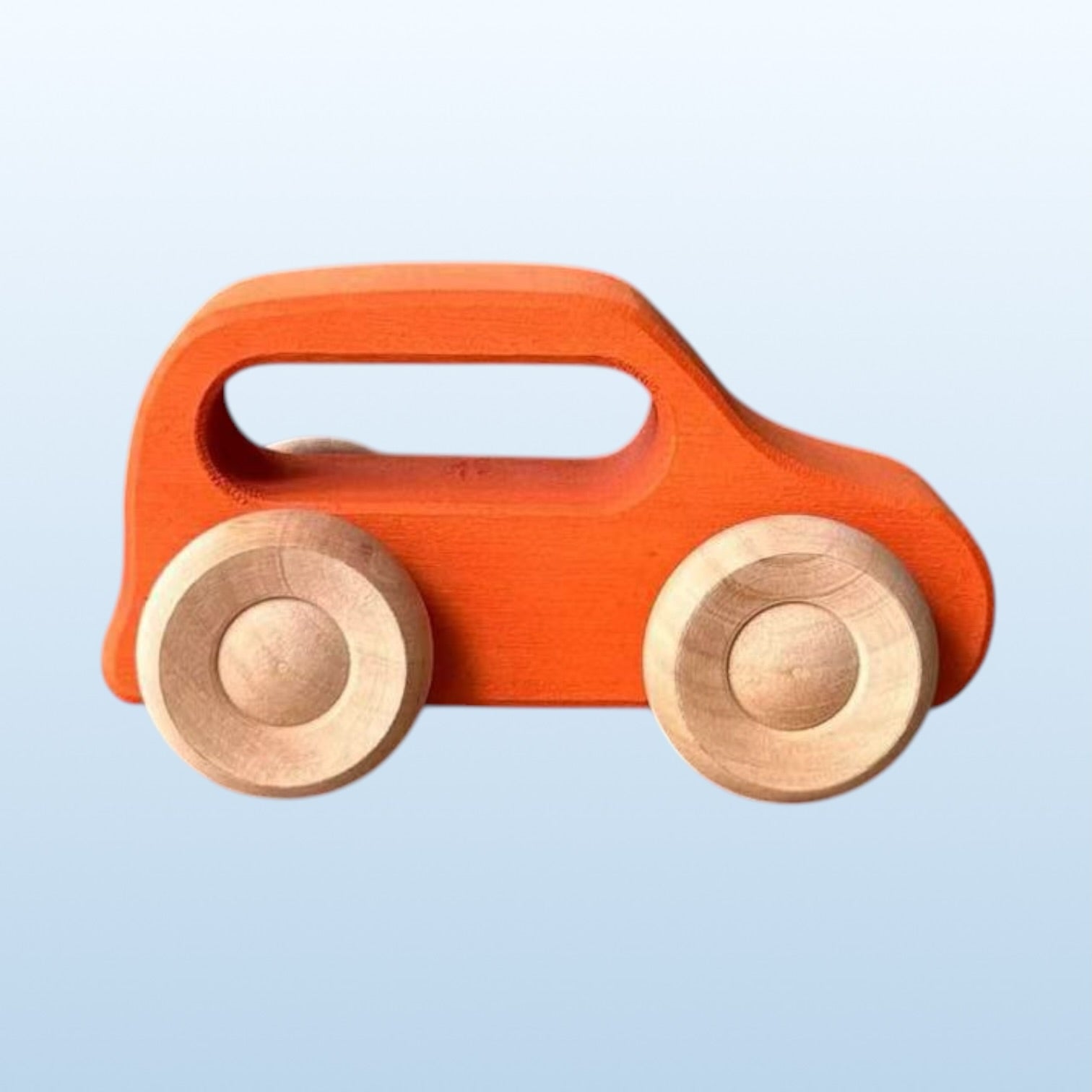 **Pre-order (Ships in 2-3 Weeks)**7-Piece Wooden Rainbow Cars Set with 3 Peg Dolls | Stained Basswood or Painted Beechwood