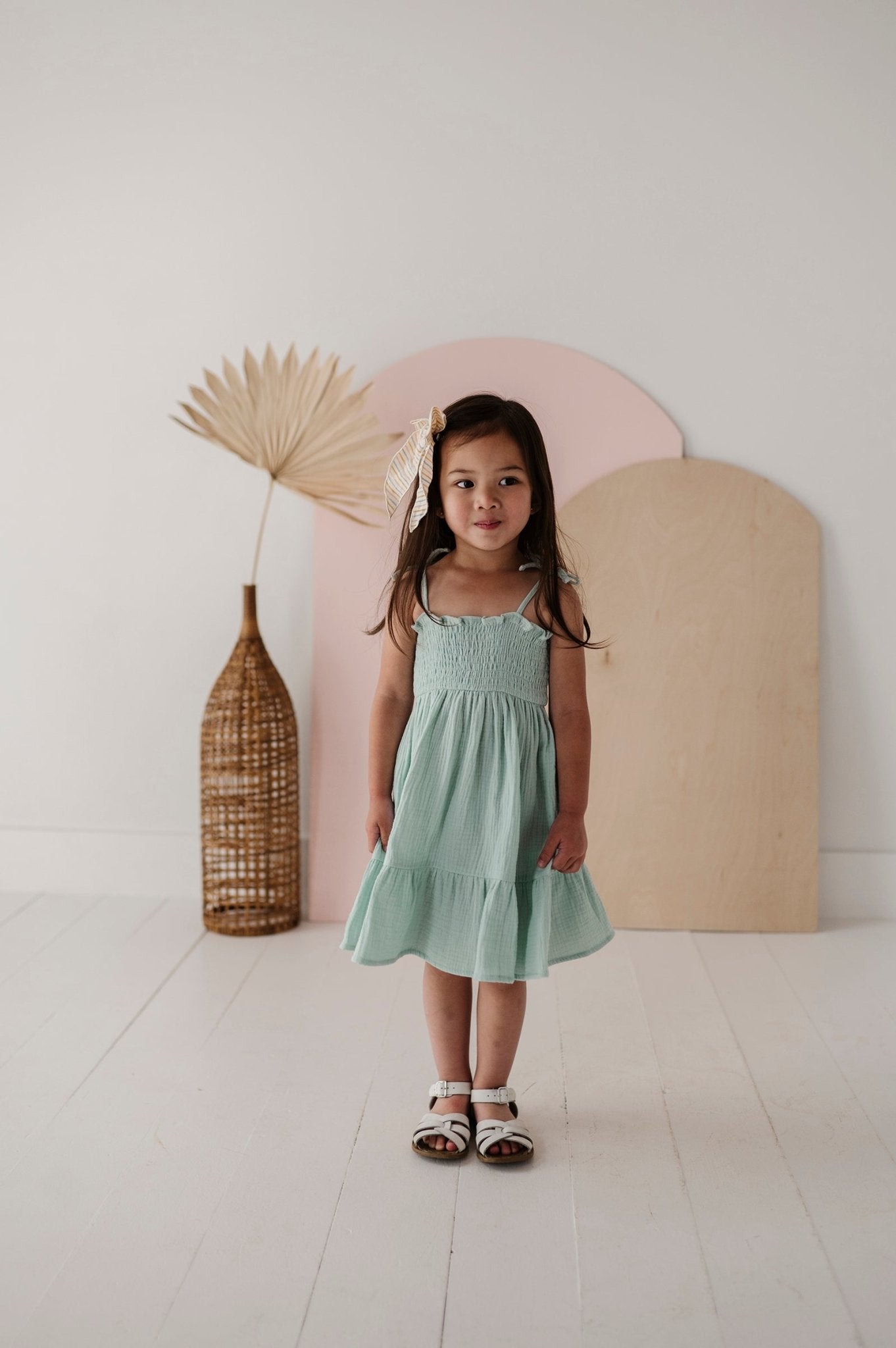 Girl's Tiered Mini Dress