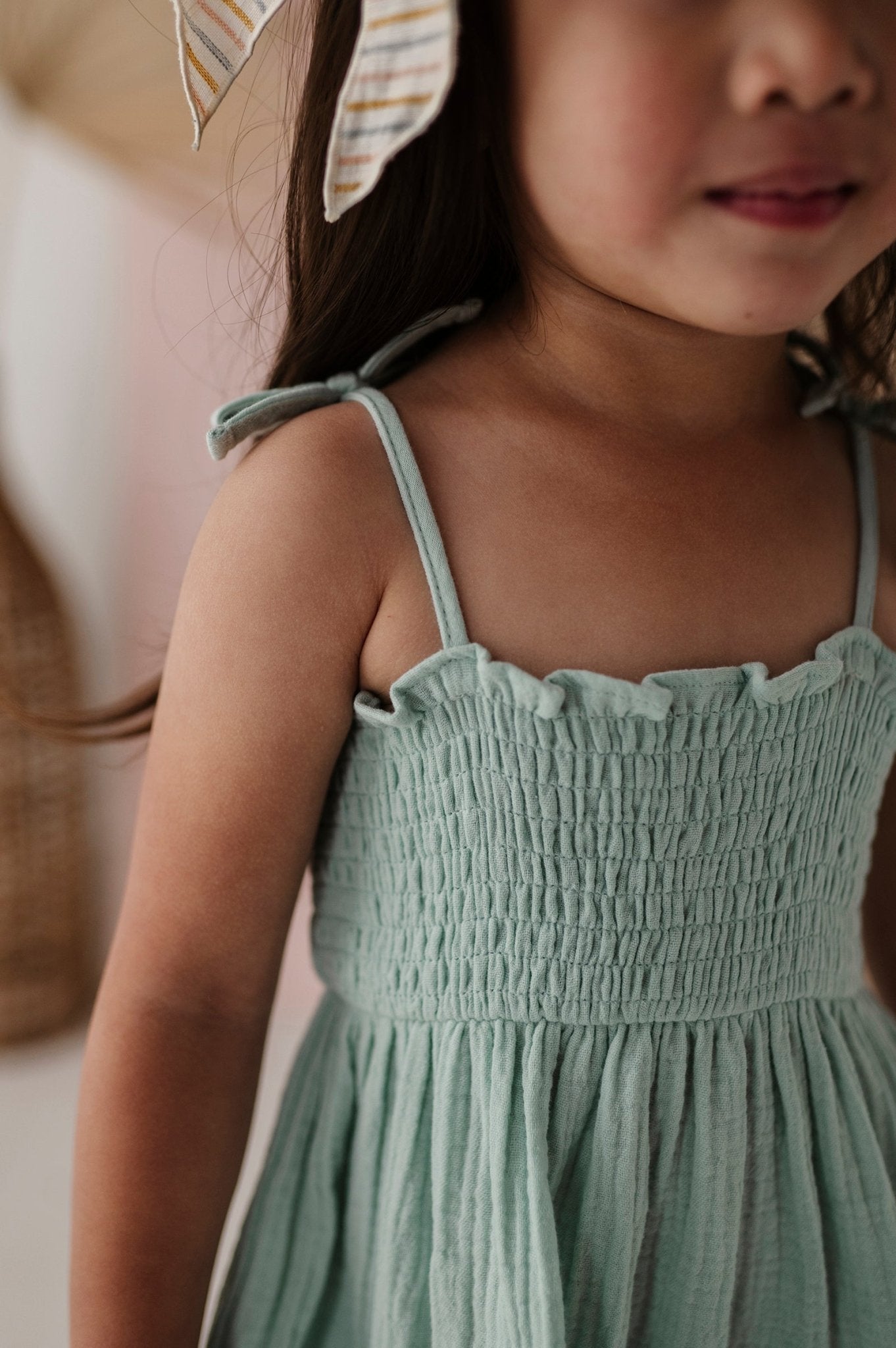 Girl's Tiered Mini Dress