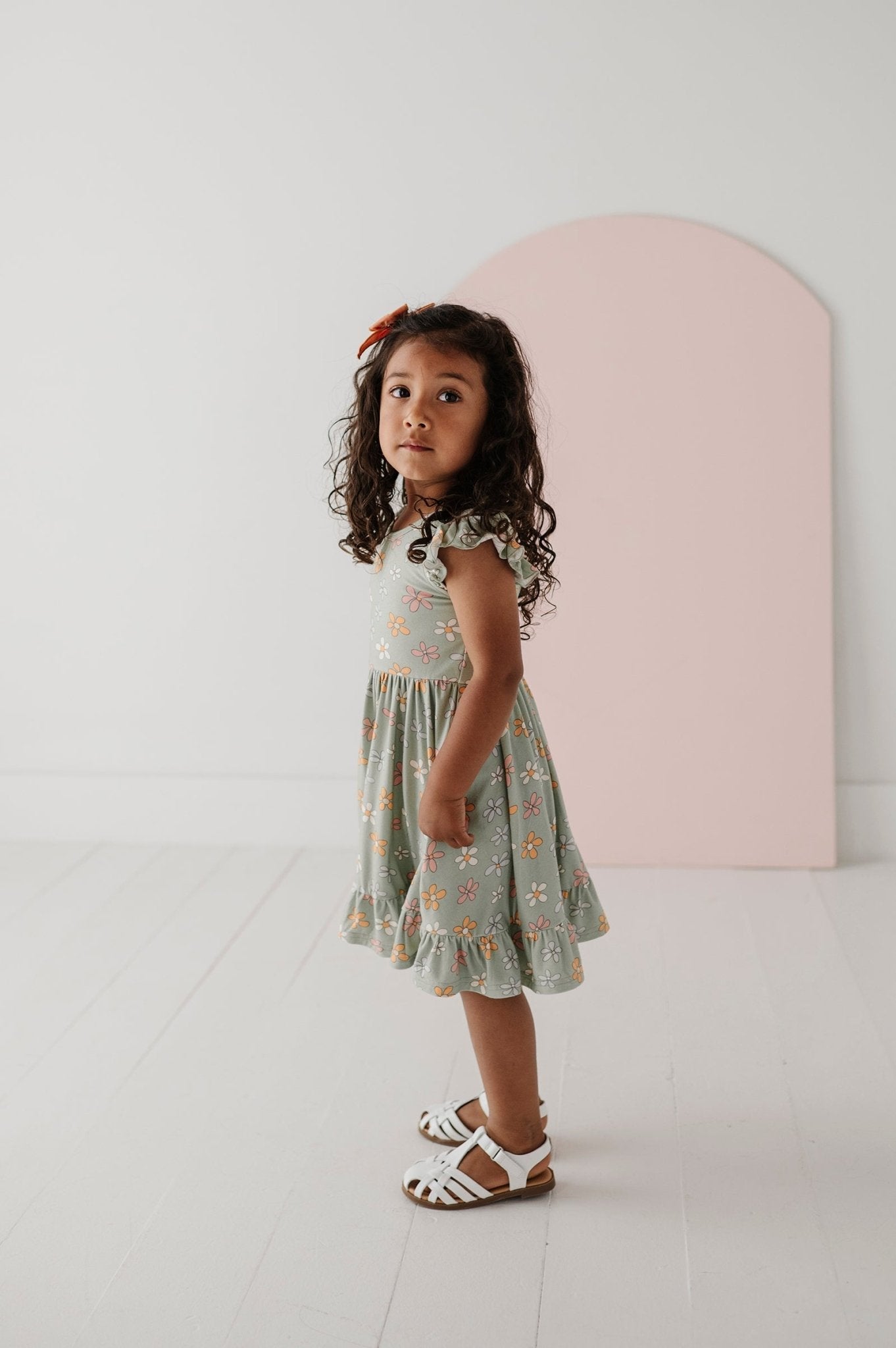 Girl's Sleeveless Twirl Dress
