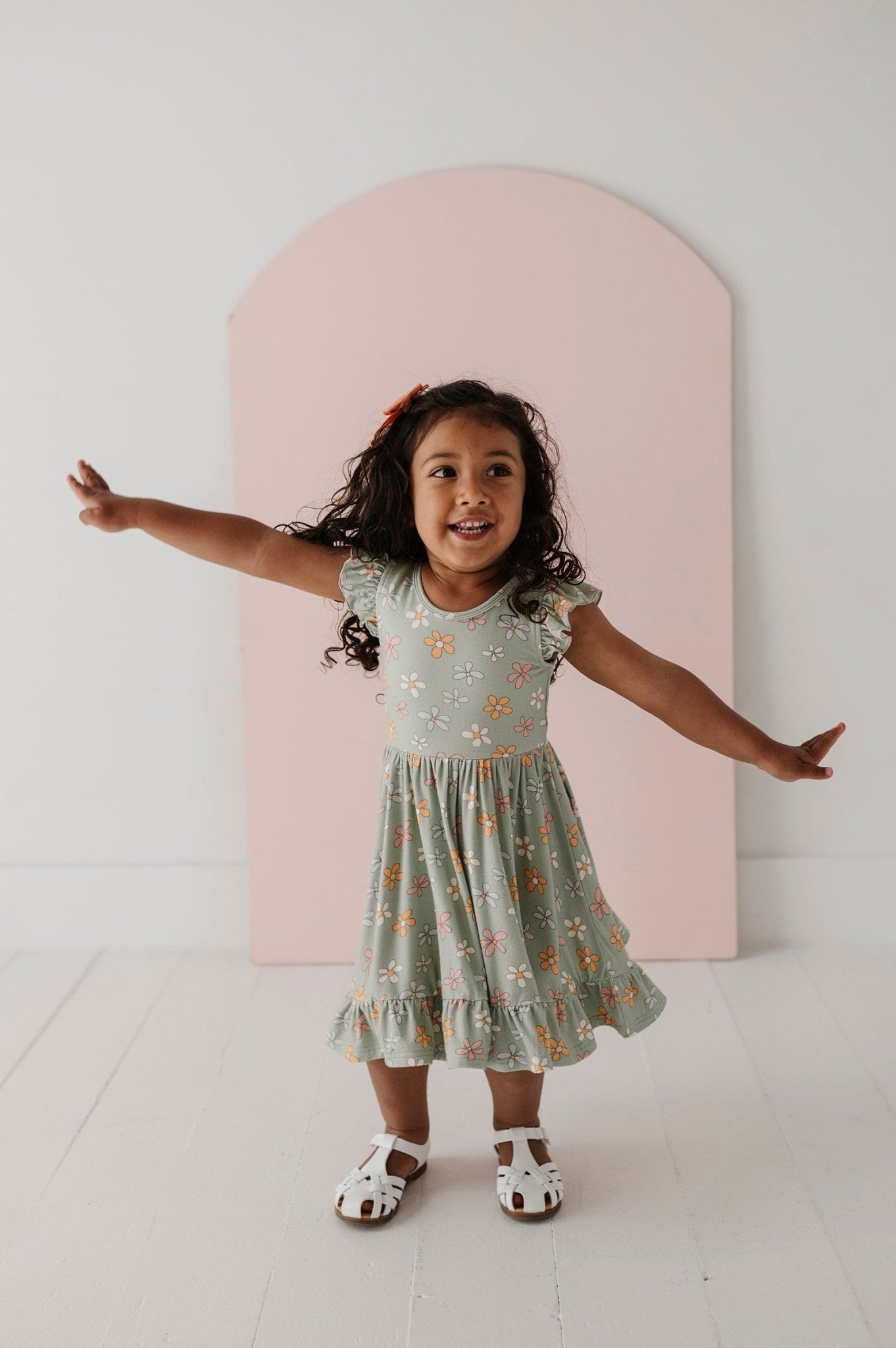Girl's Sleeveless Twirl Dress