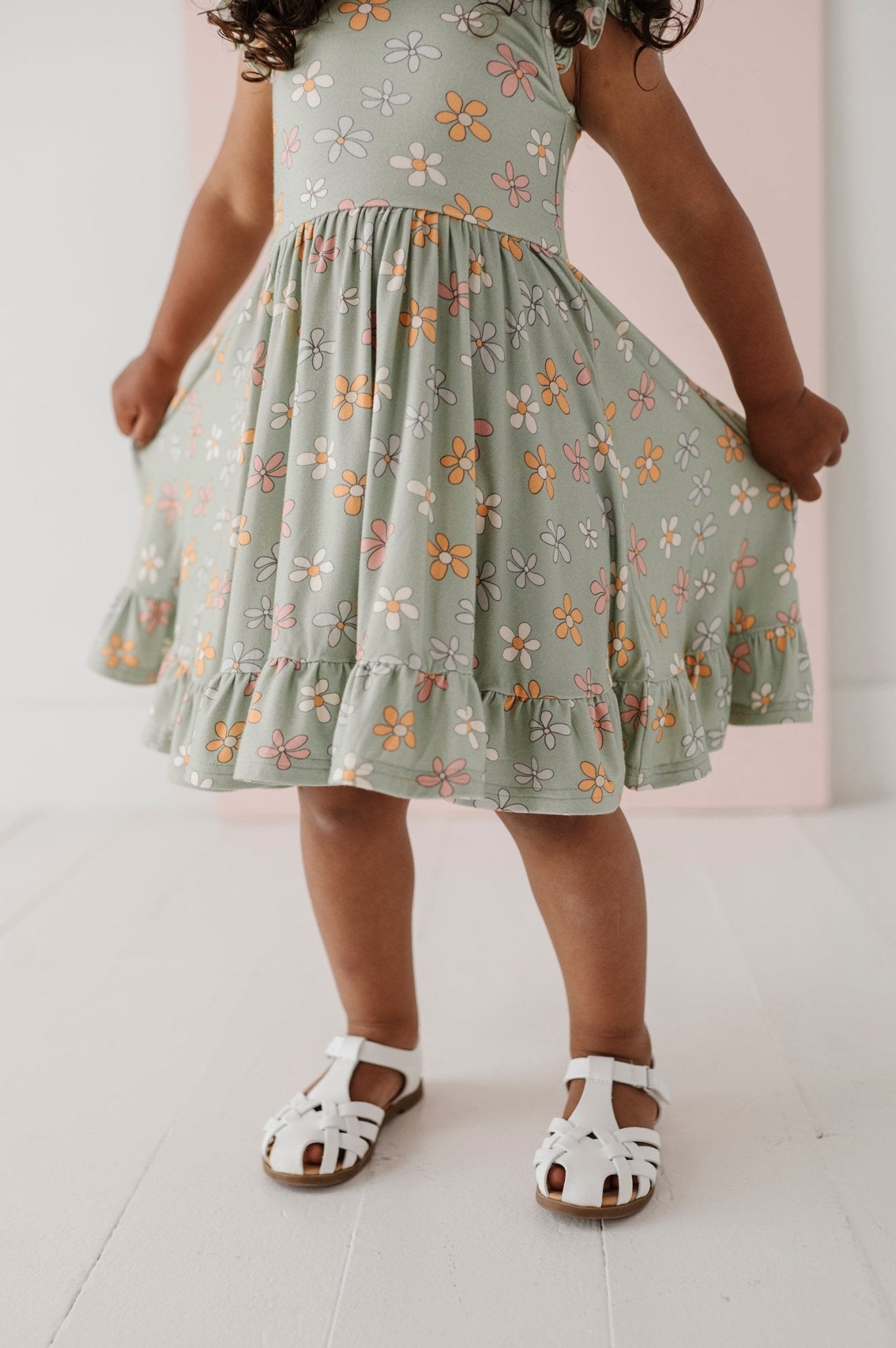 Girl's Sleeveless Twirl Dress