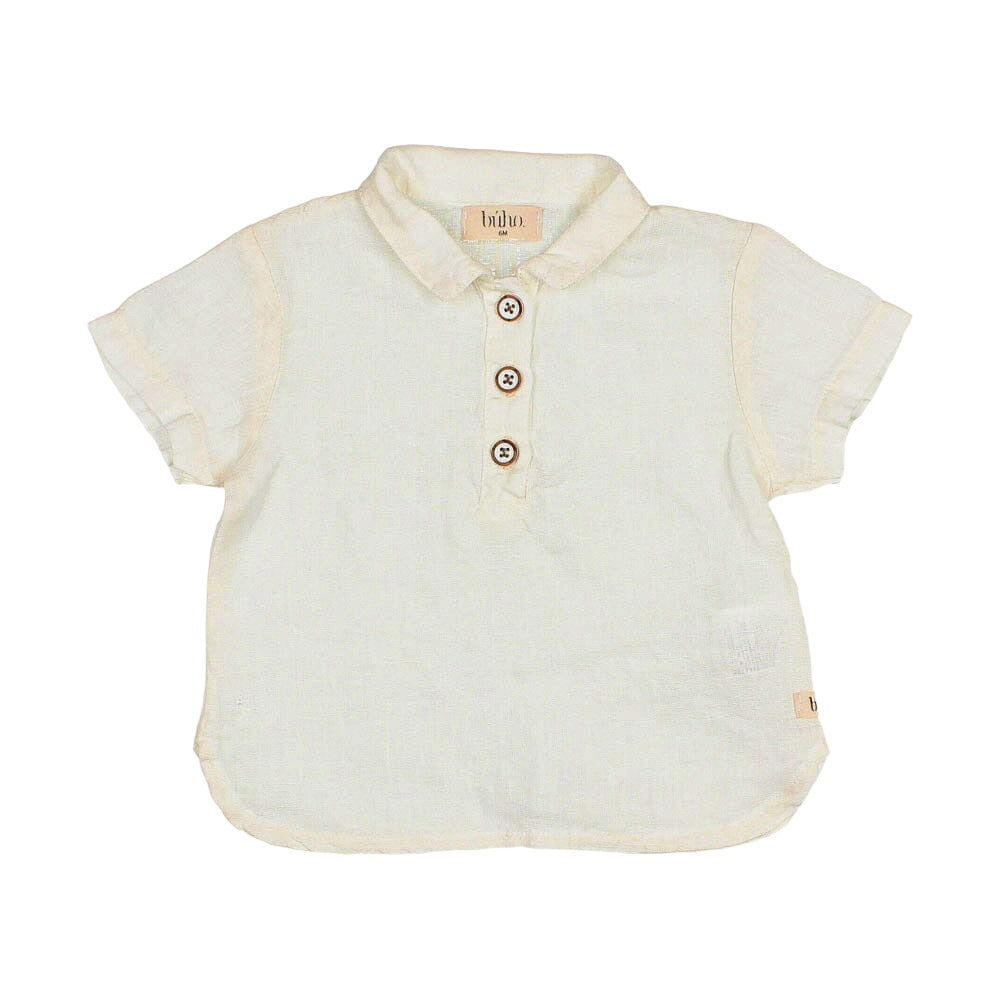 Baby Linen Shirt - Ecru