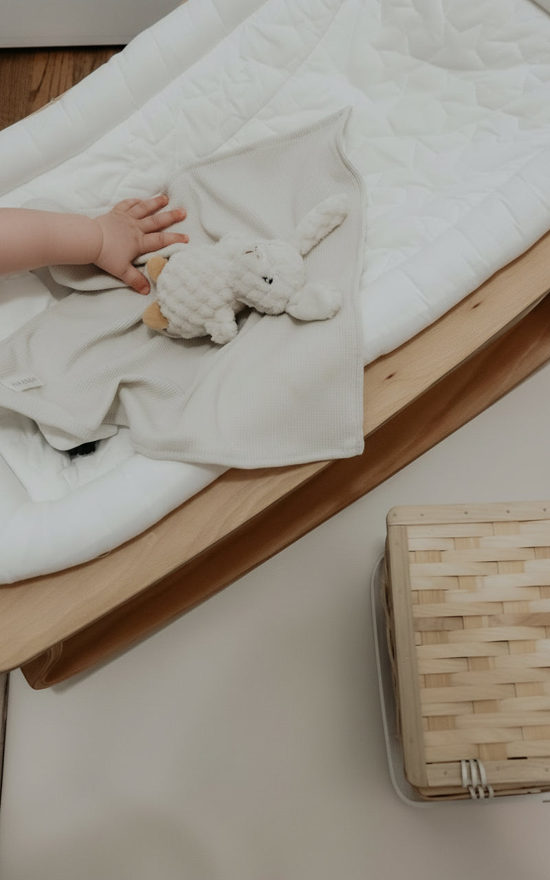 Coco Ivory Waffle Knit Blanket