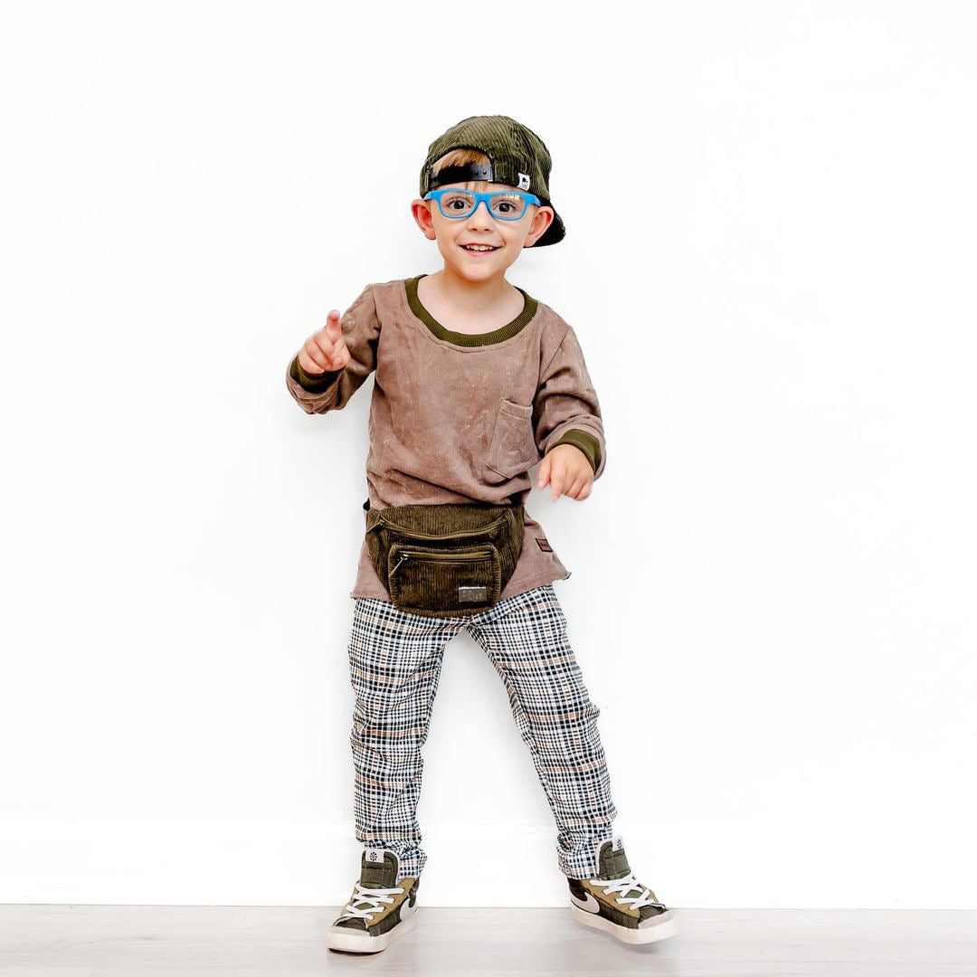 Kids Belt Bag-  Olive Green