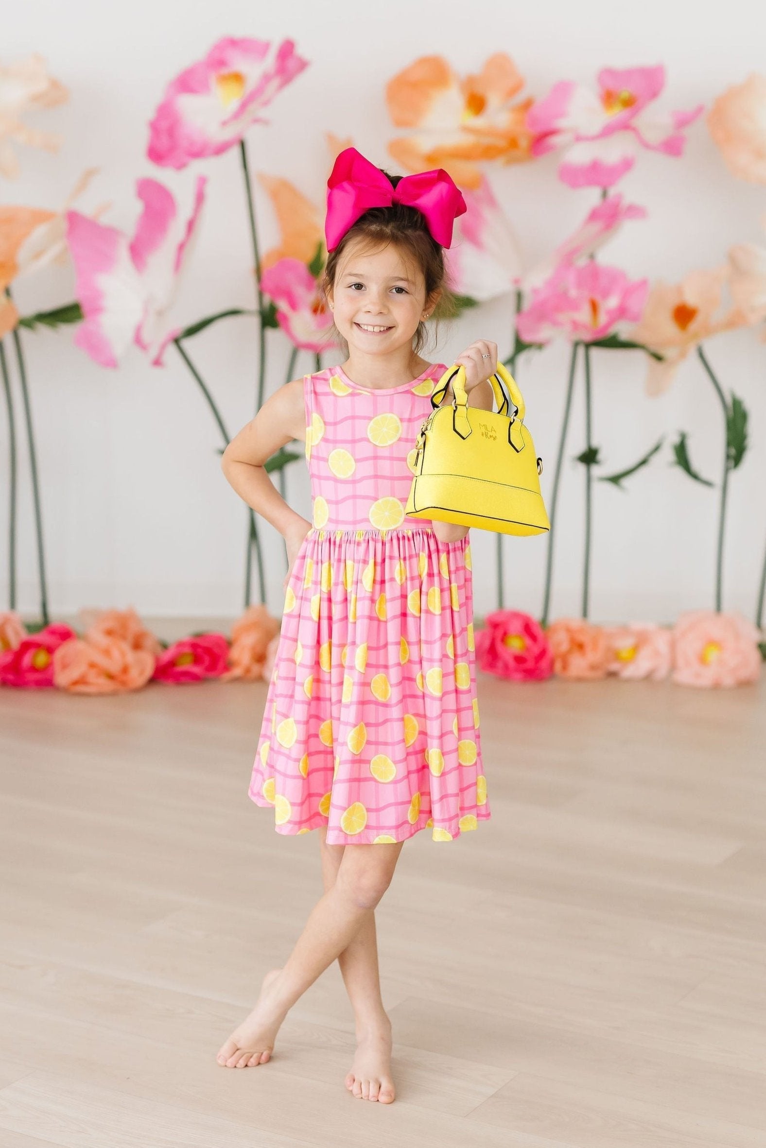 Pink Lemonade Tank Twirl Dress