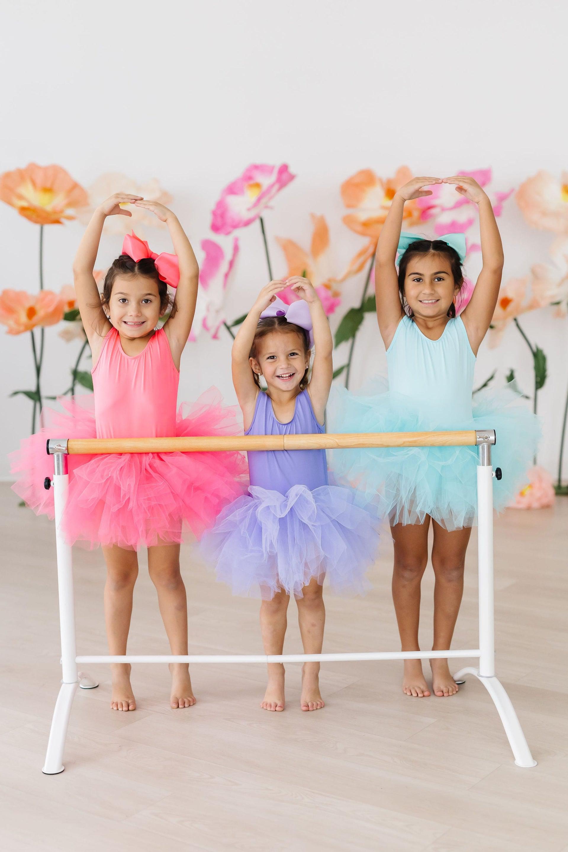 Neon Pink Tank Tutu Leotard