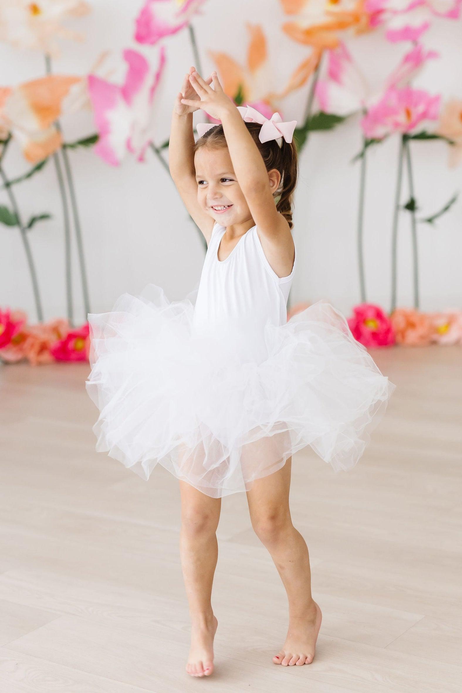 White Tank Tutu Leotard