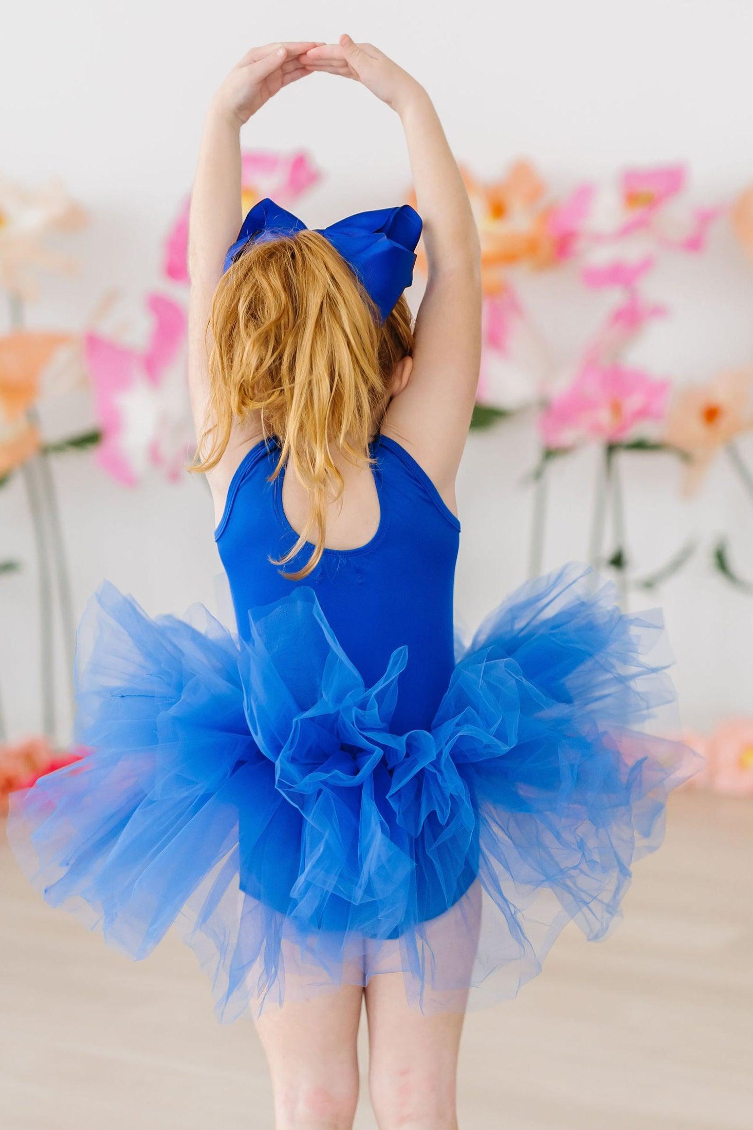 Royal Blue Tank Tutu Leotard