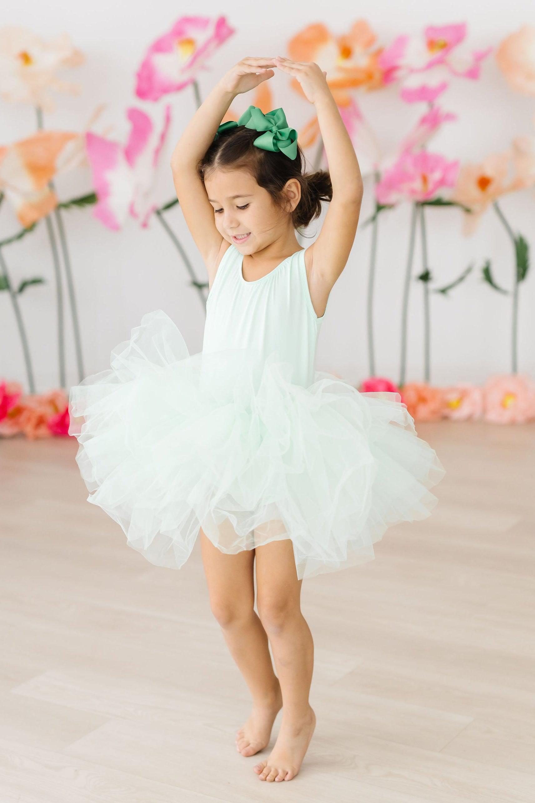 Pastel Green Tank Tutu Leotard