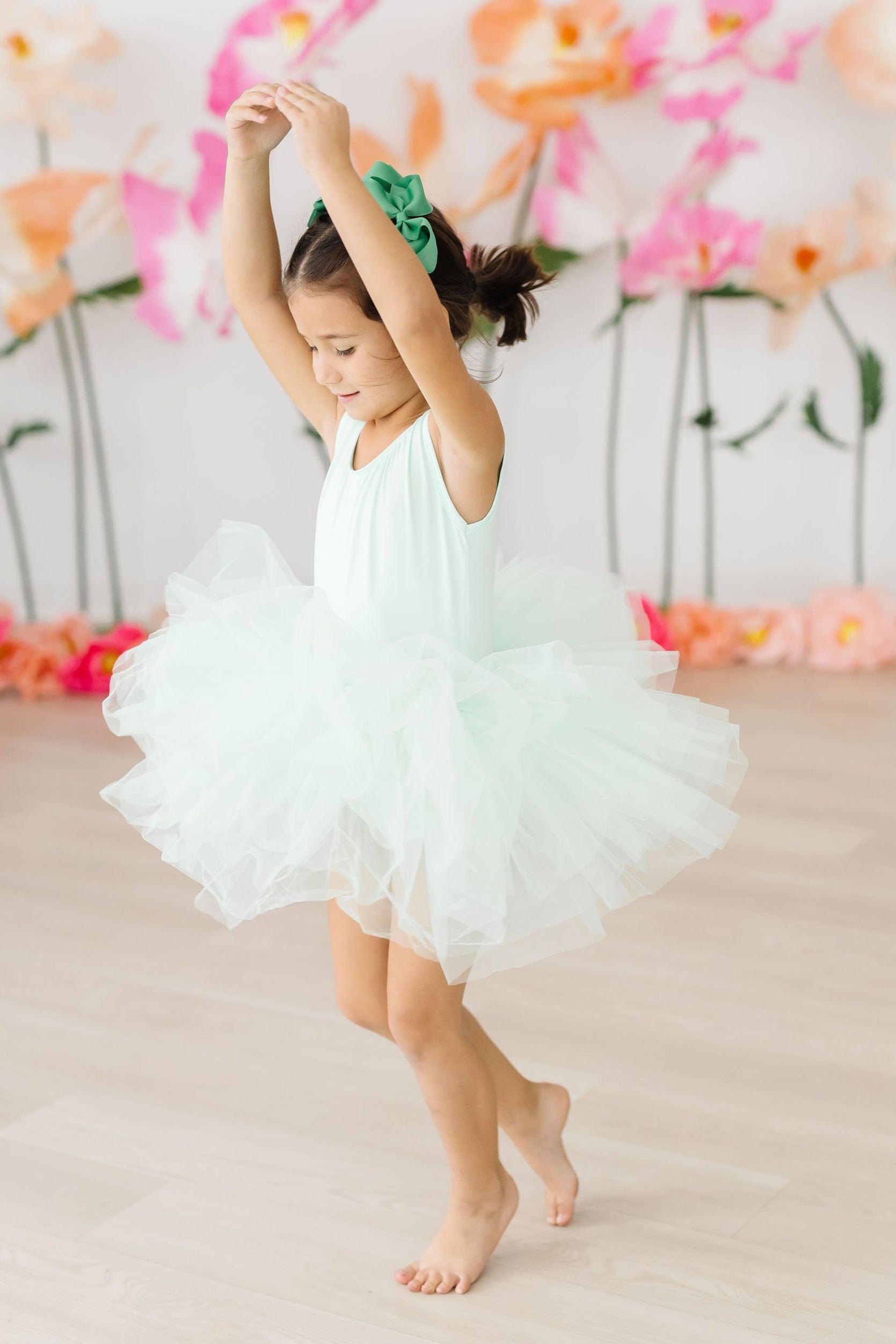 Pastel Green Tank Tutu Leotard