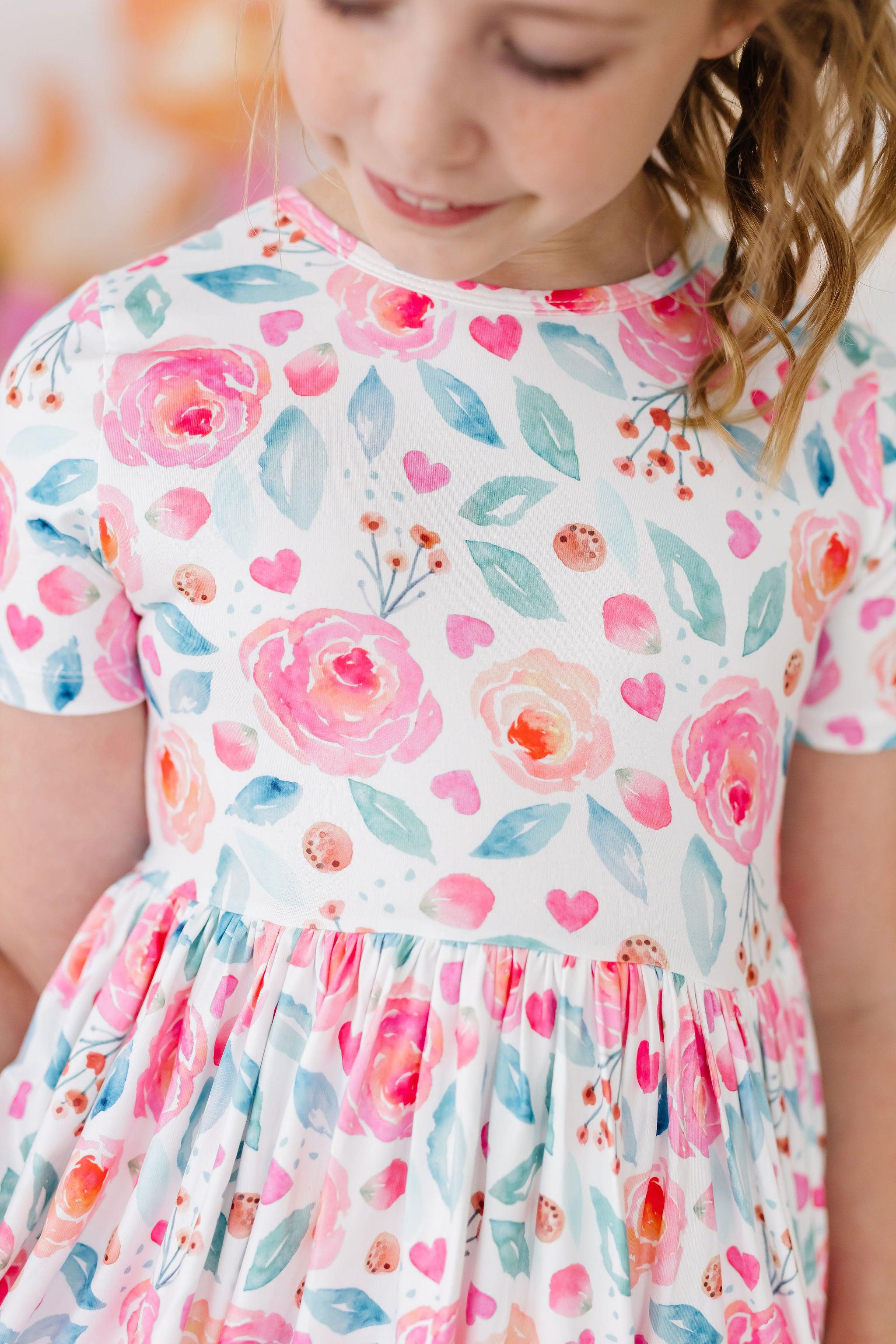 Rosettes S/S Pocket Twirl Dress