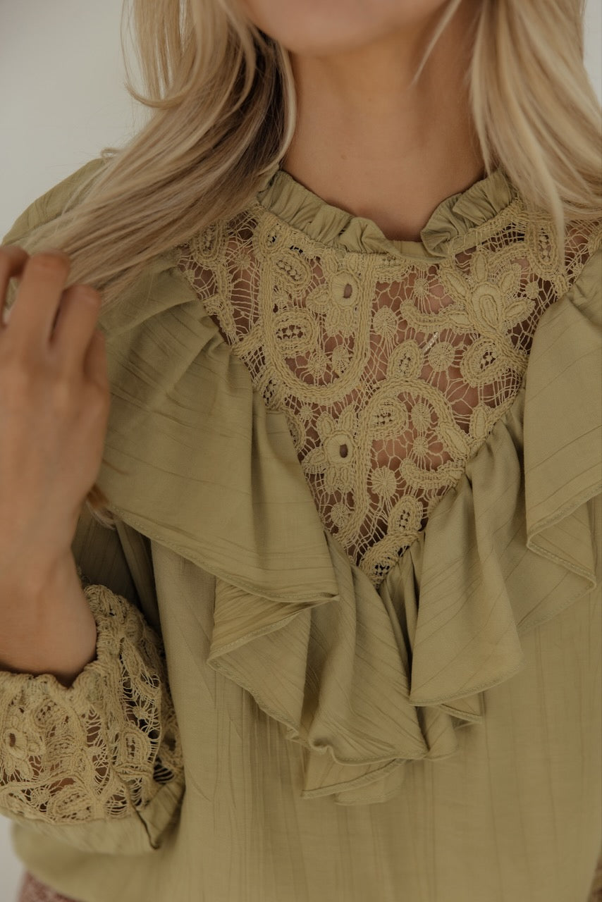 SALT Kensington Ruffle Blouse