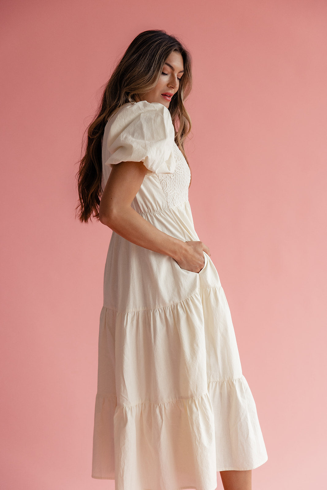 Ma Cherie Embroidered Dress