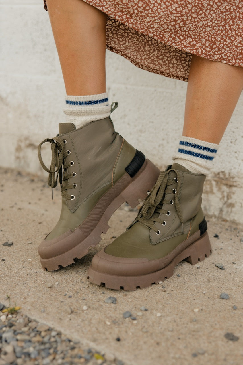 Soldier Lug Sole Booties