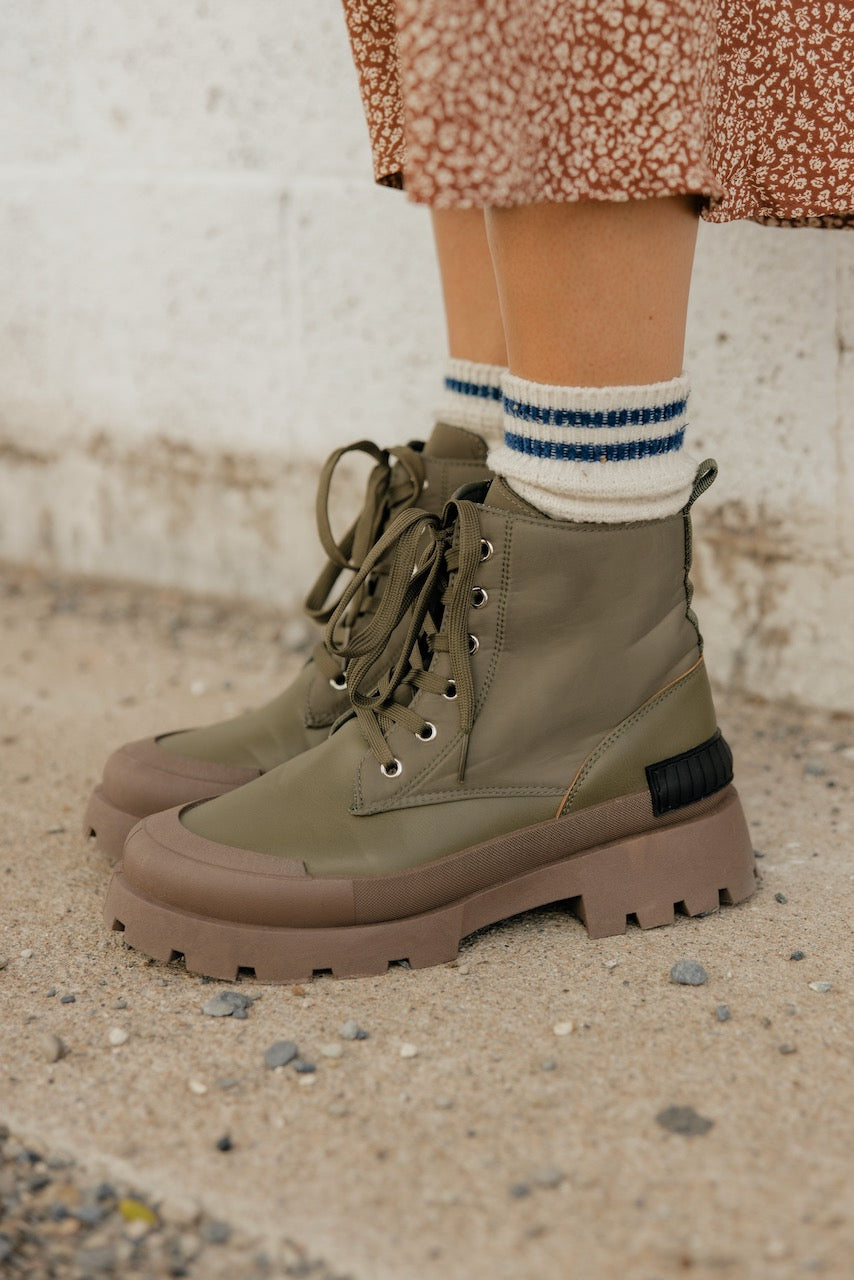 Soldier Lug Sole Booties