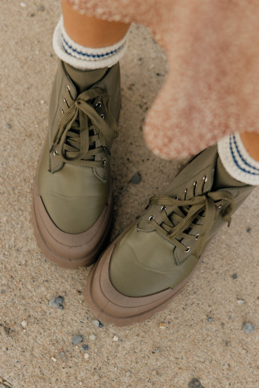 Soldier Lug Sole Booties