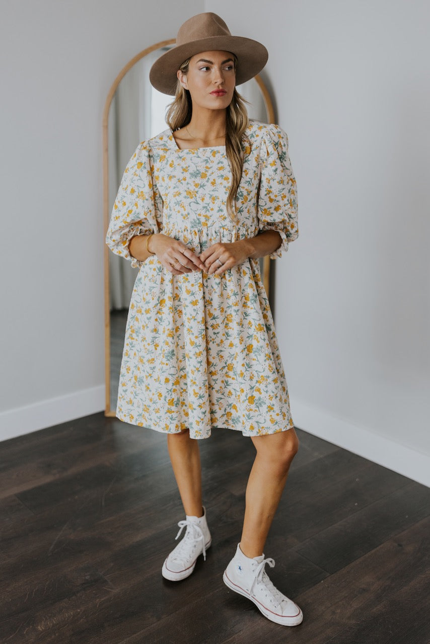 SALT Adelaide Poet Sleeve Dress