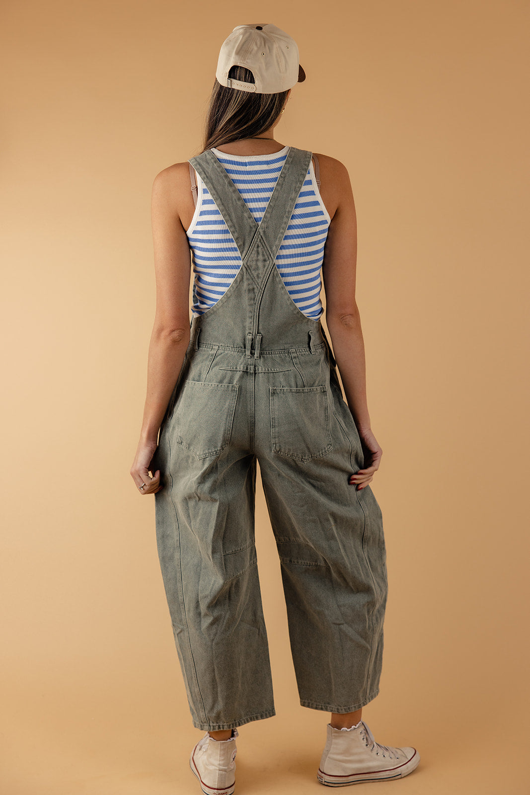 Knox Washed Barrel Overalls