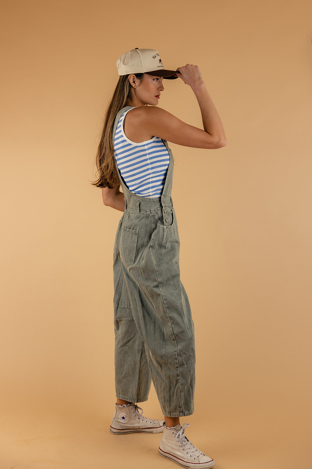 Knox Washed Barrel Overalls