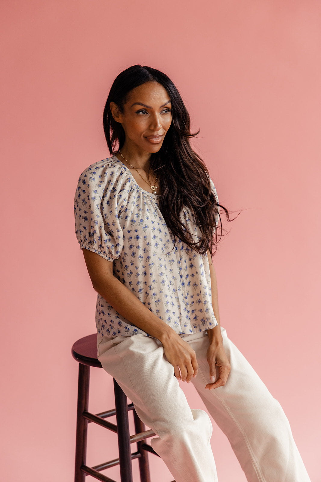Arla Button Down Blouse