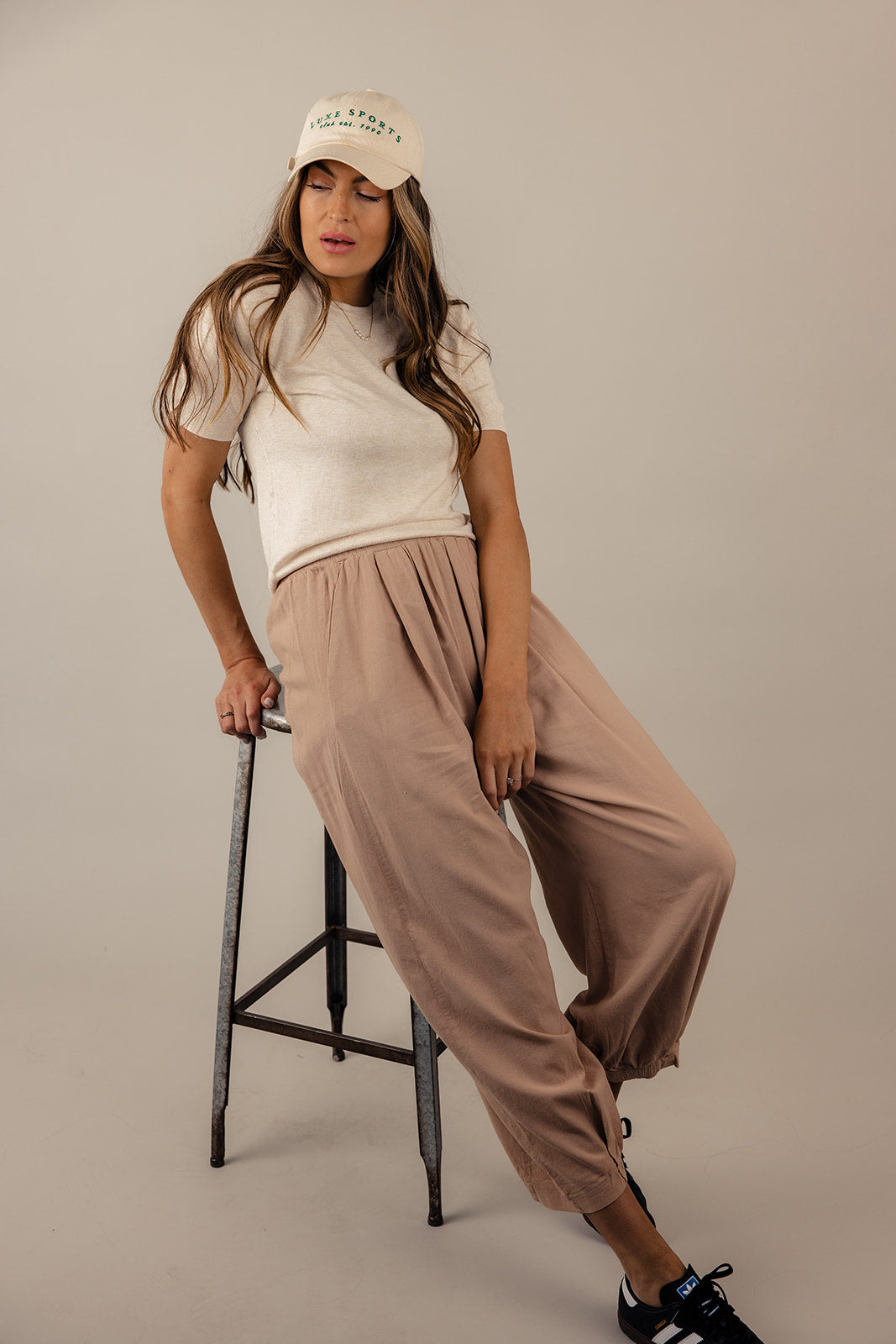 Cindi Mid Rise Wide Leg Pants