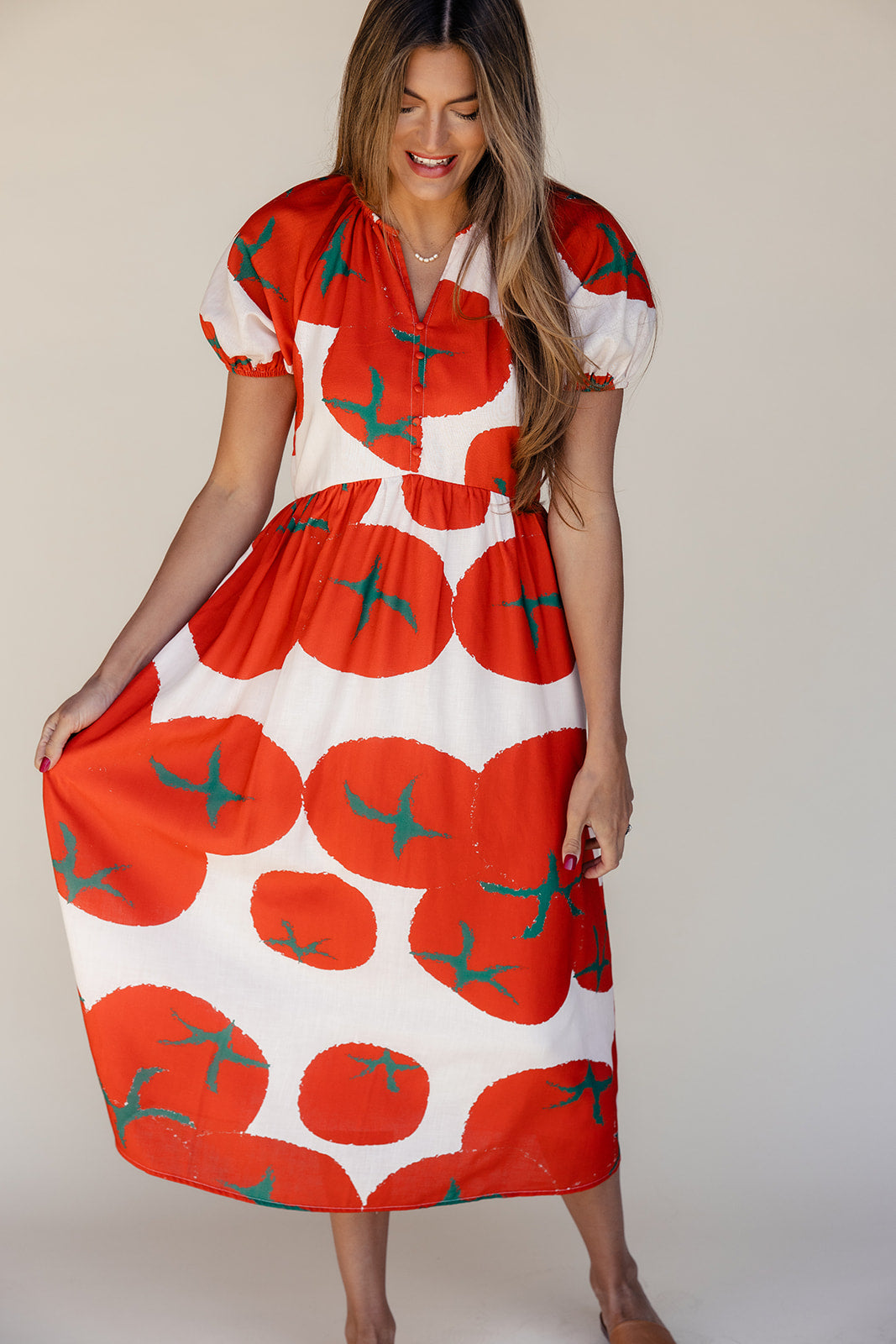 The Tuscany Tomato Dress