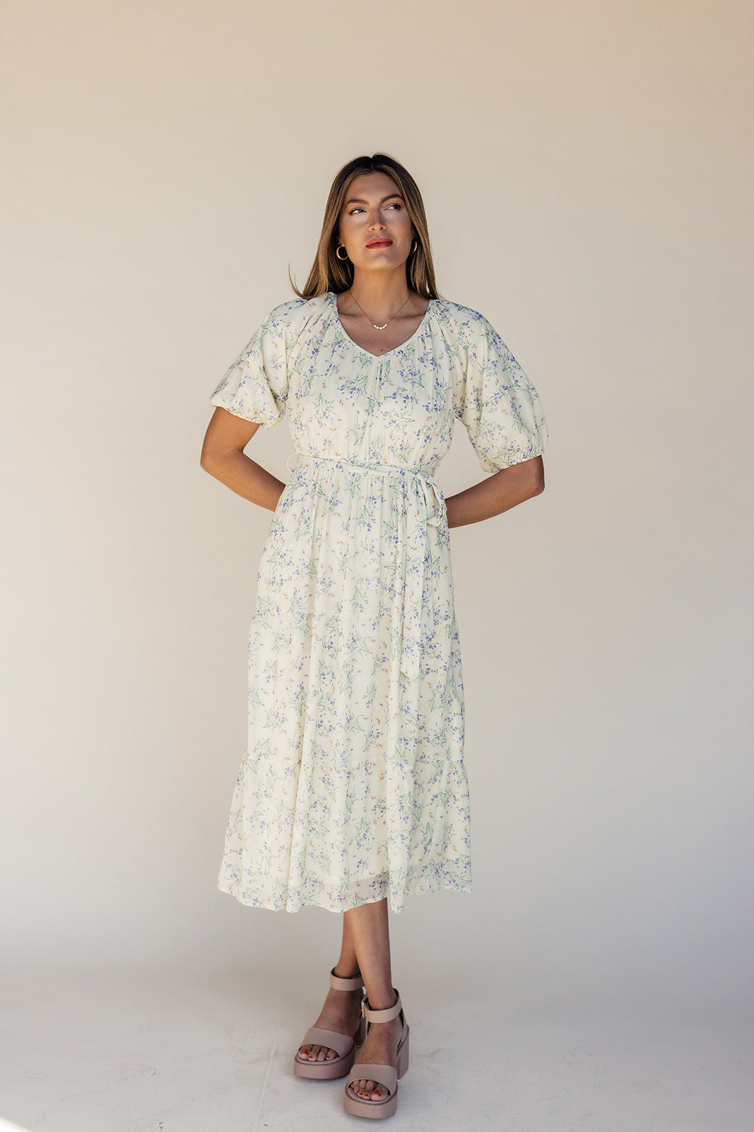 Diane Floral Tie Dress
