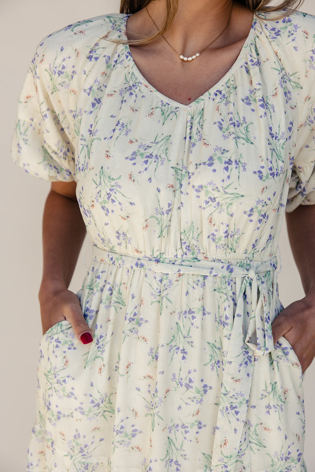 Diane Floral Tie Dress