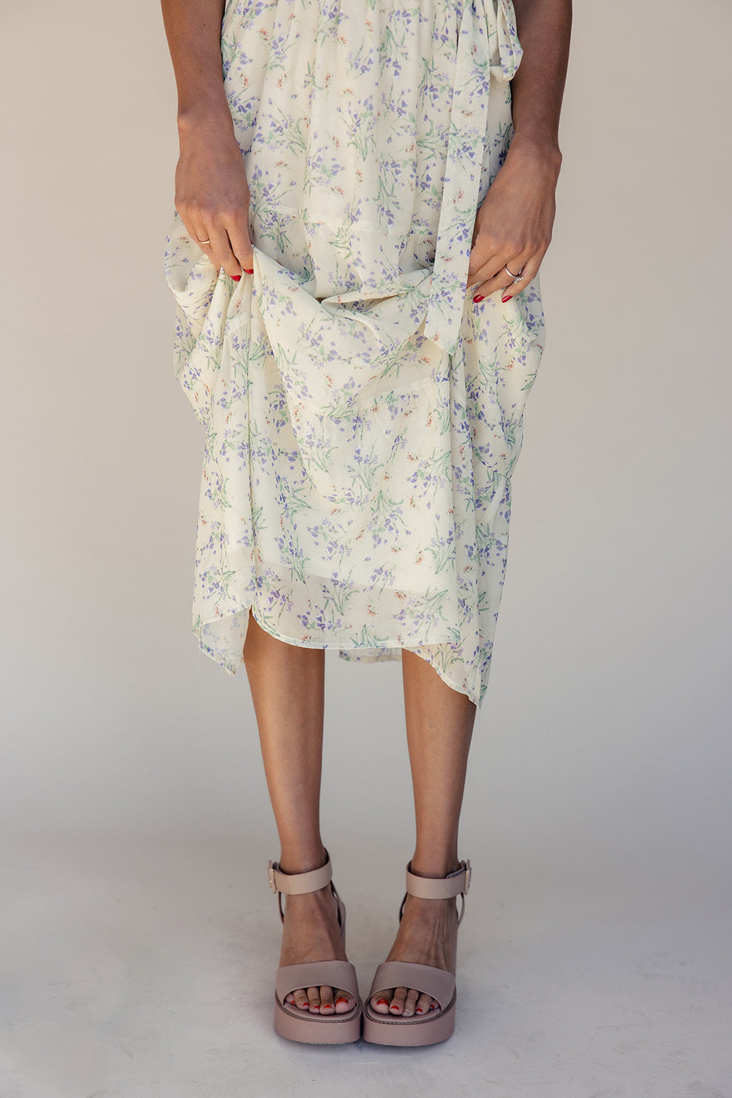 Diane Floral Tie Dress