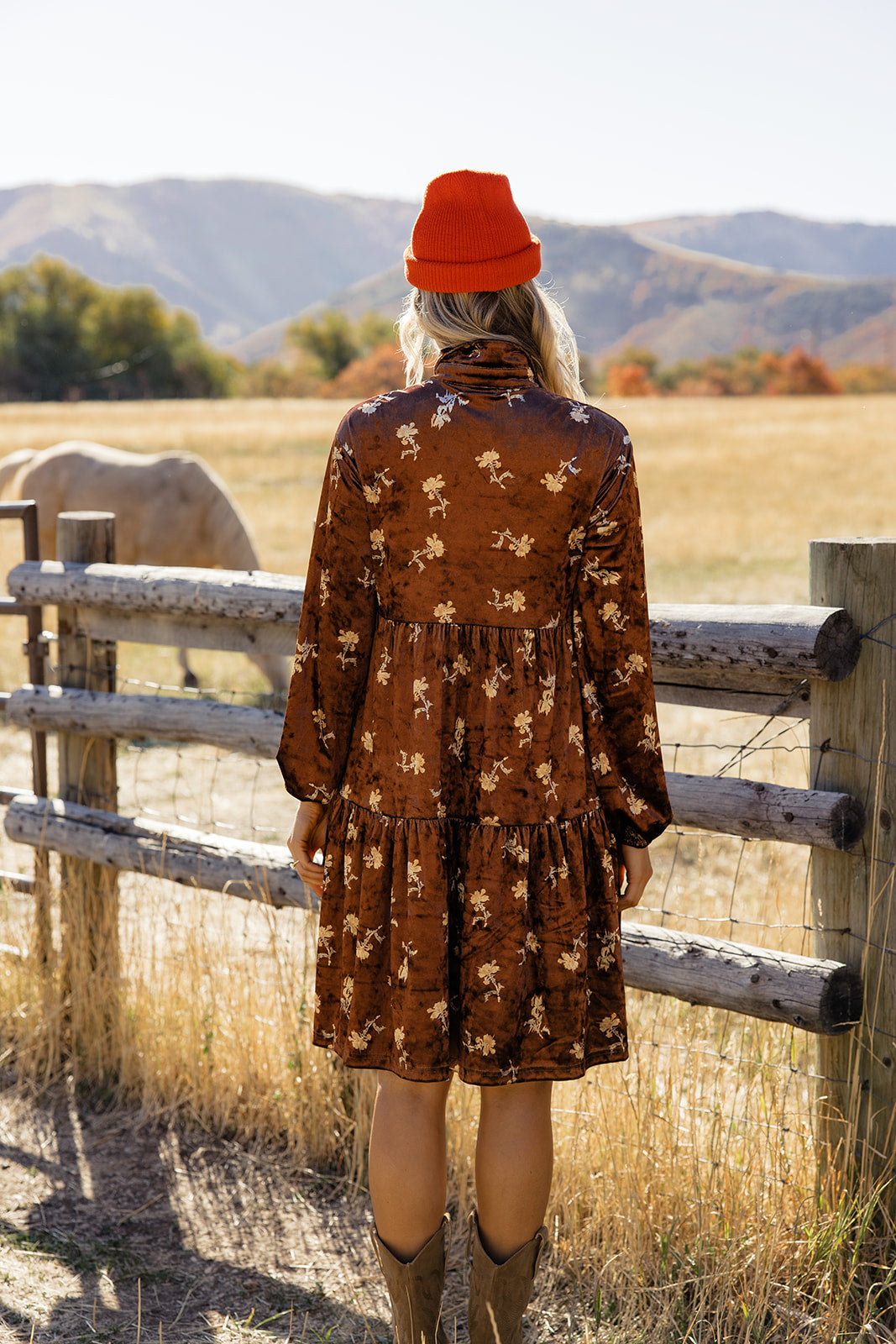 Desert Night Velvet Dress