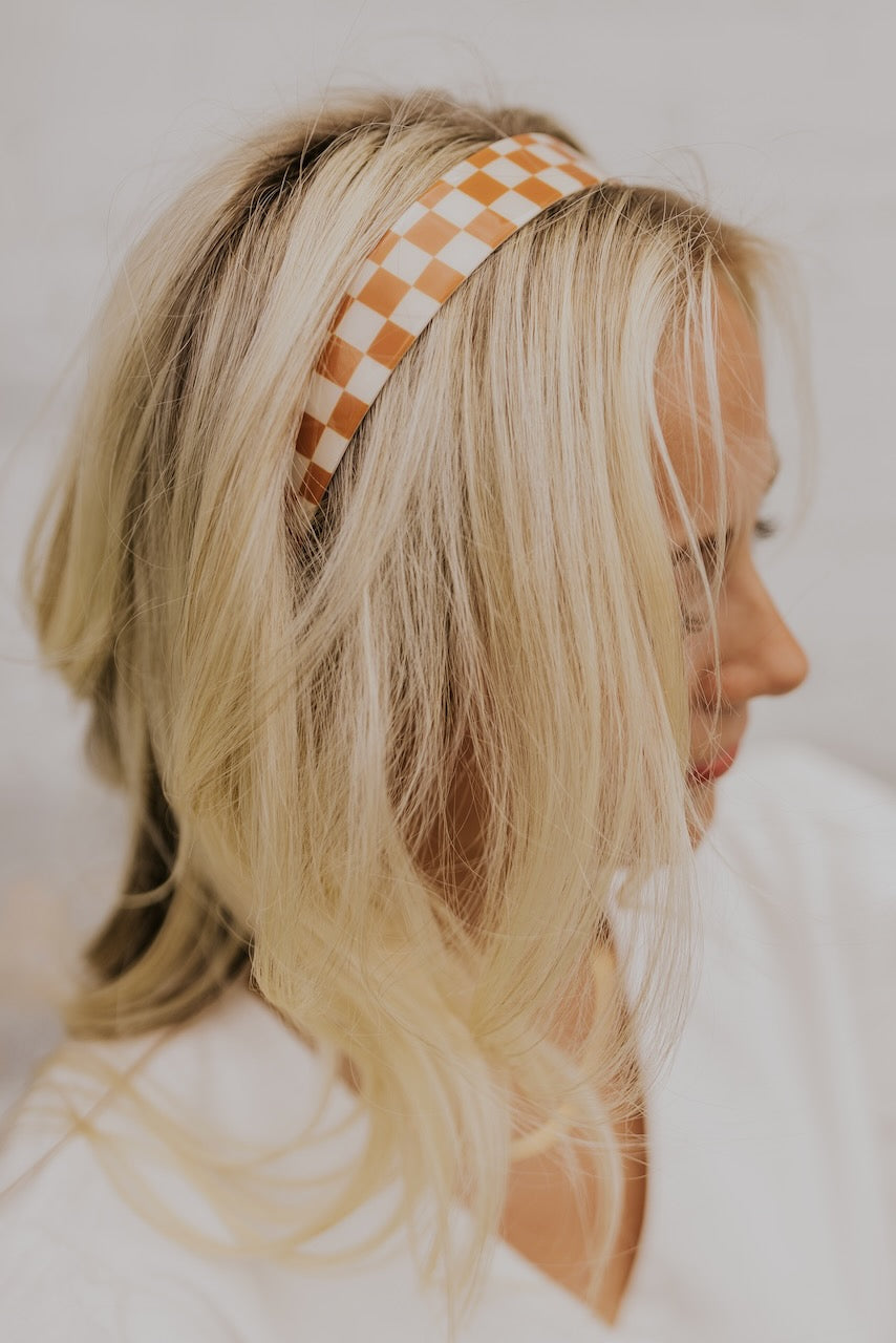 Dial Up Checkered Headband