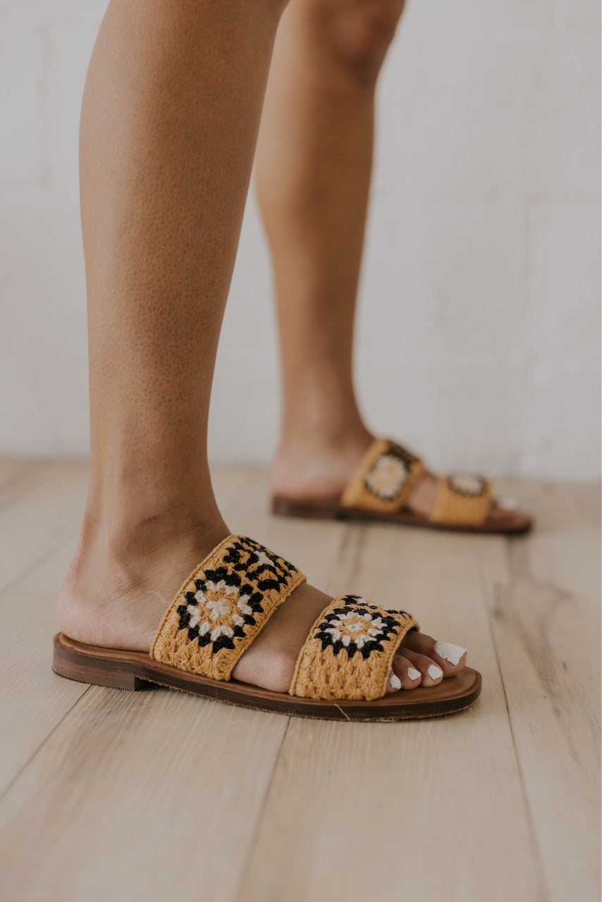 Free People Juliet Crocheted Slides