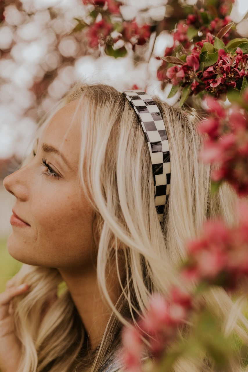 Dial Up Checkered Headband