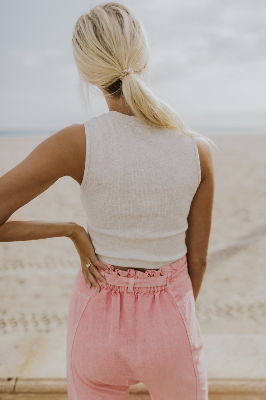 Willow Textured Cropped Tank