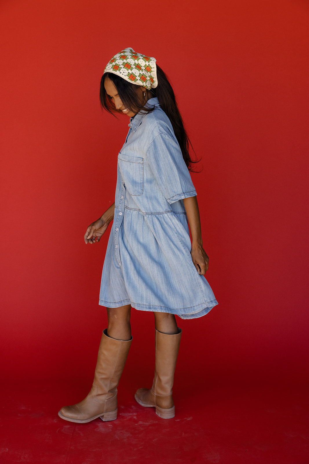 Tornado Alley Denim Dress