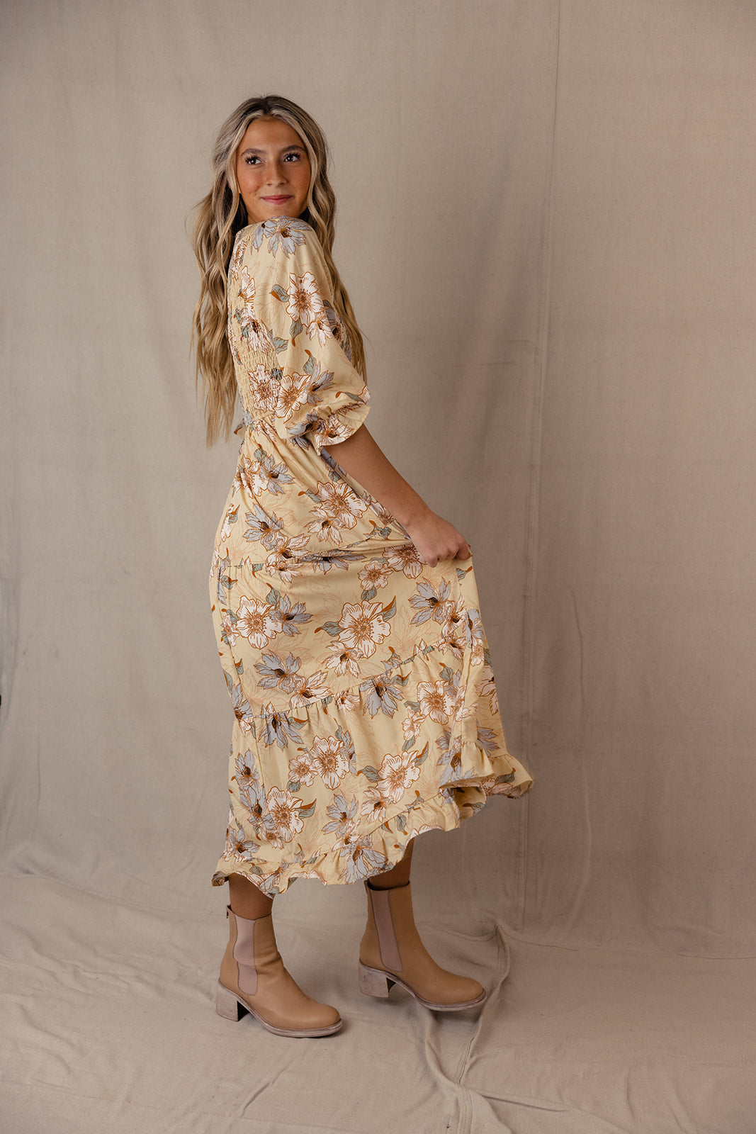 Can’t Help Myself Floral Midi