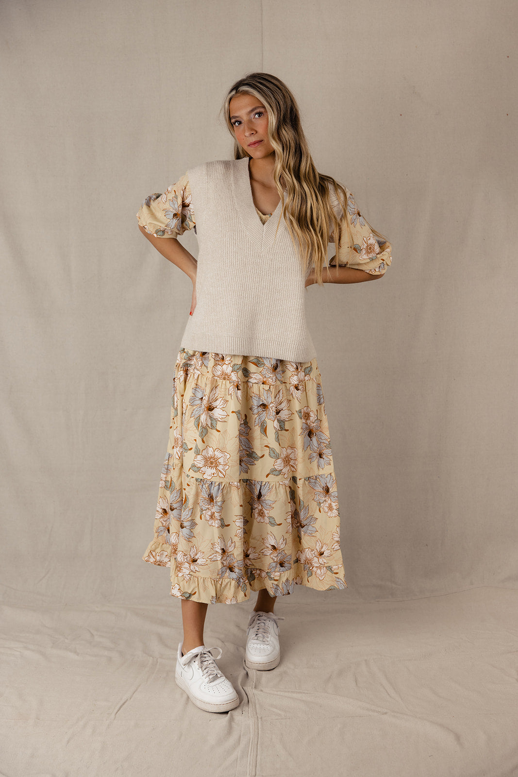 Can’t Help Myself Floral Midi