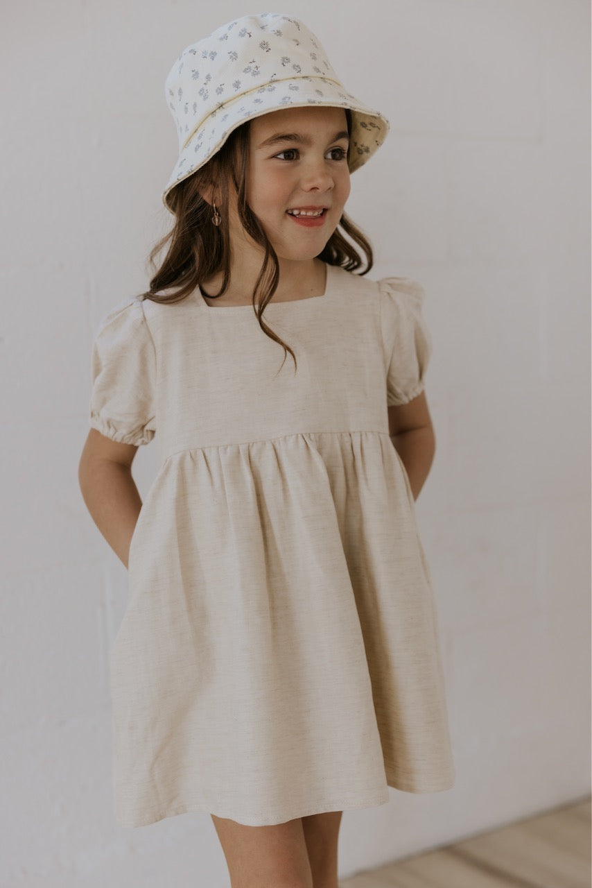 Mini Linen Days Babydoll Dress