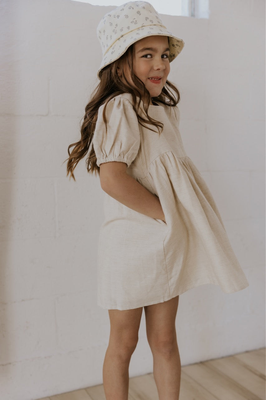 Mini Linen Days Babydoll Dress